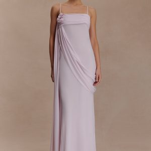 Leena Chiffon Maxi Dress - Light Lilac