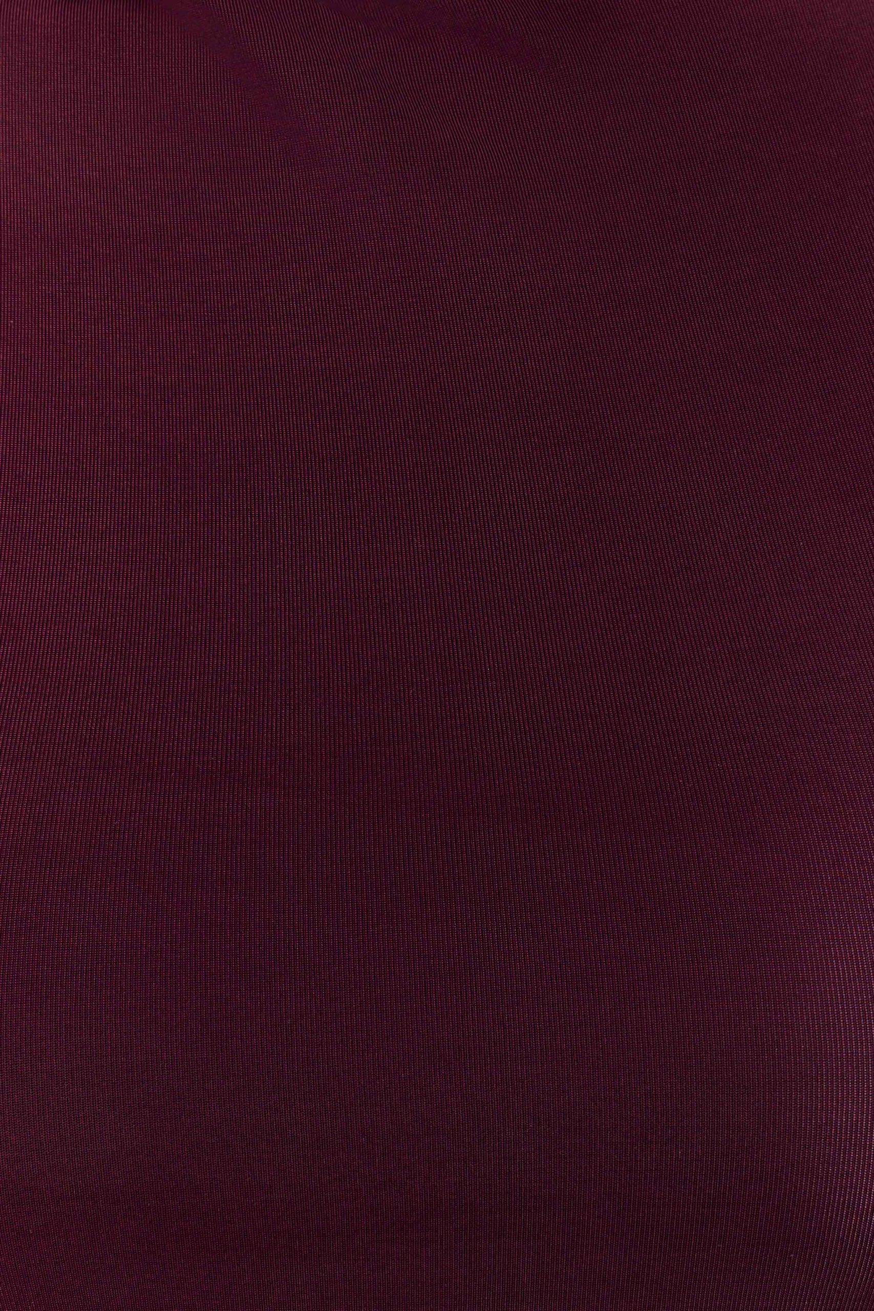 Hadleigh Sleeveless Slinky Top - Burgundy - Image 6