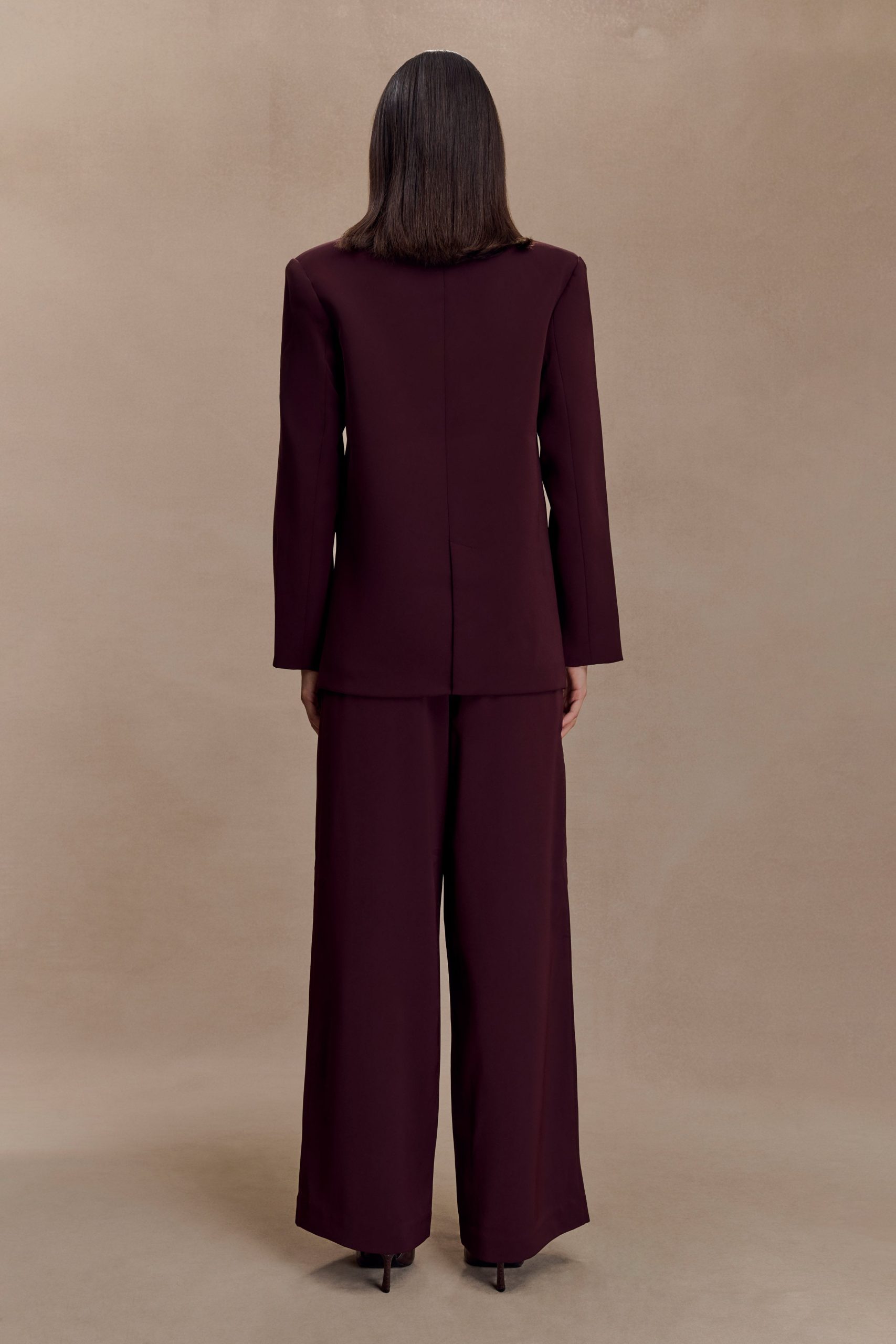 Mateo Oversized Blazer - Mahogany - Image 5