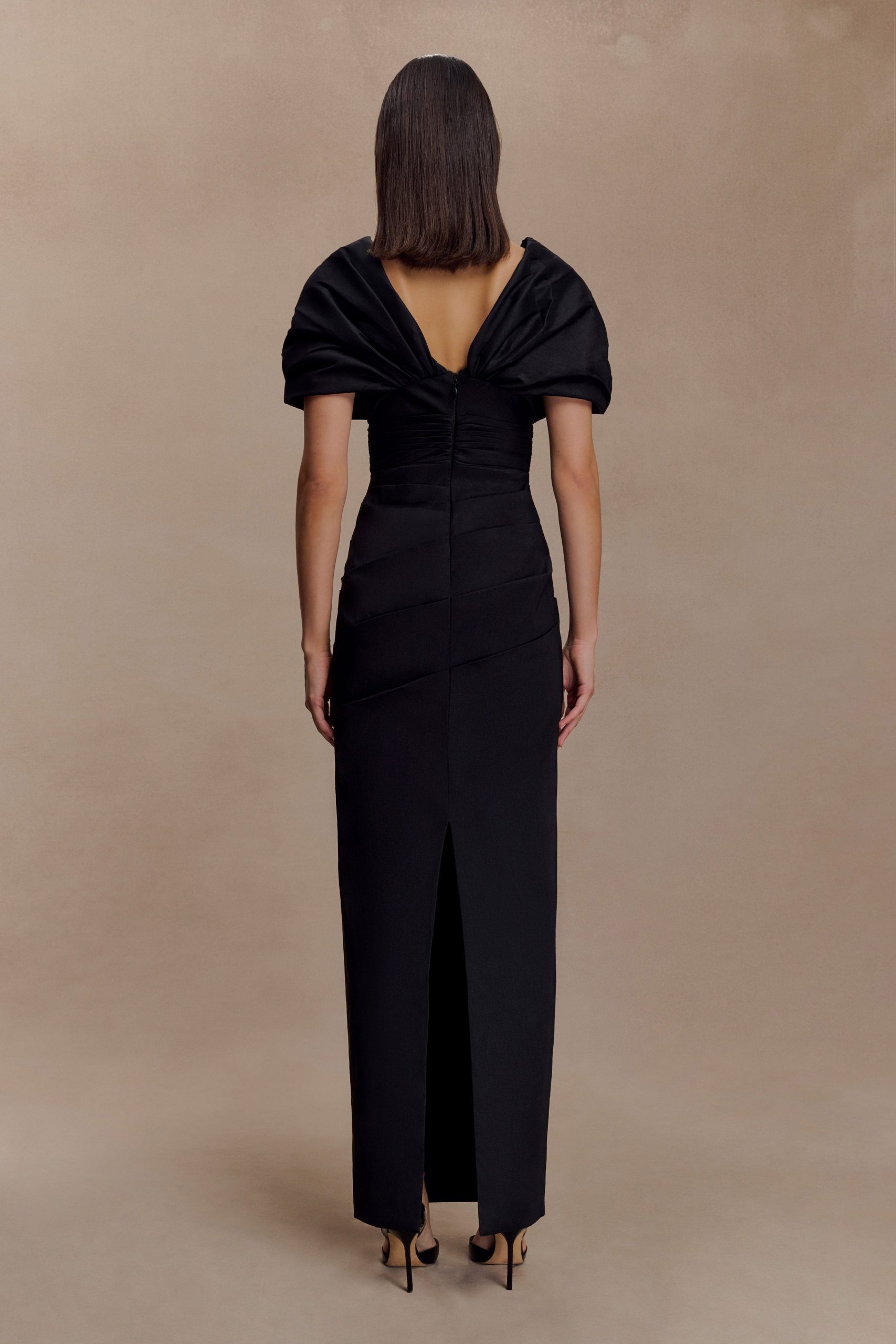 Thelma Bardot Maxi Dress - Black - Image 2