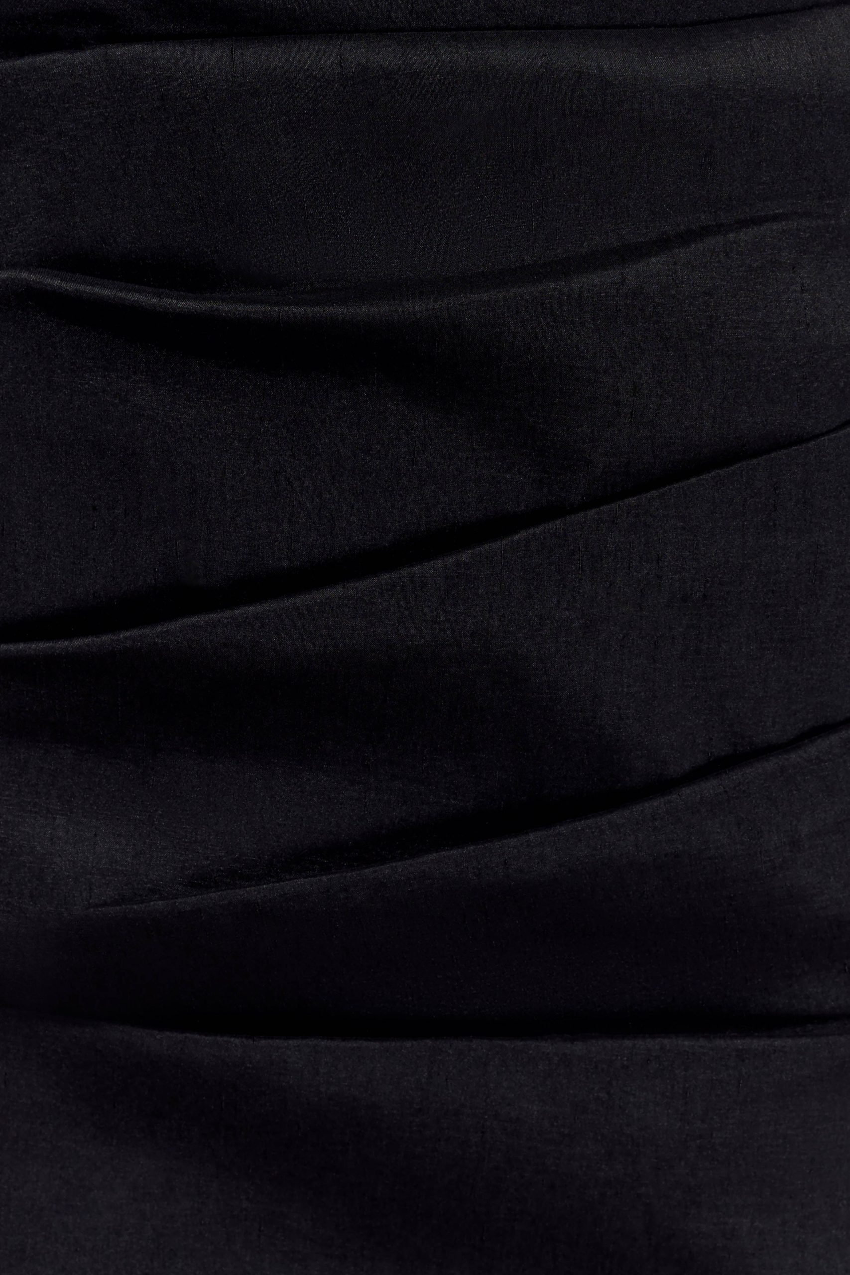 Thelma Bardot Maxi Dress - Black - Image 6