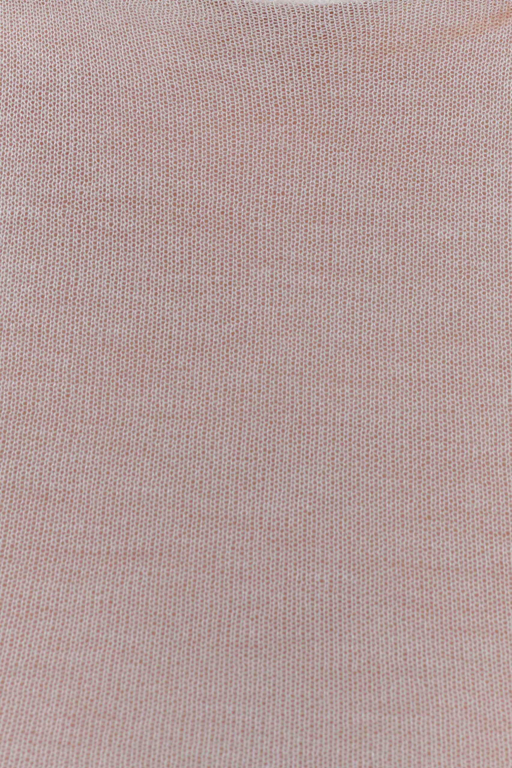 Dollie Sheer Knit Tank Top - Ivory - Image 11
