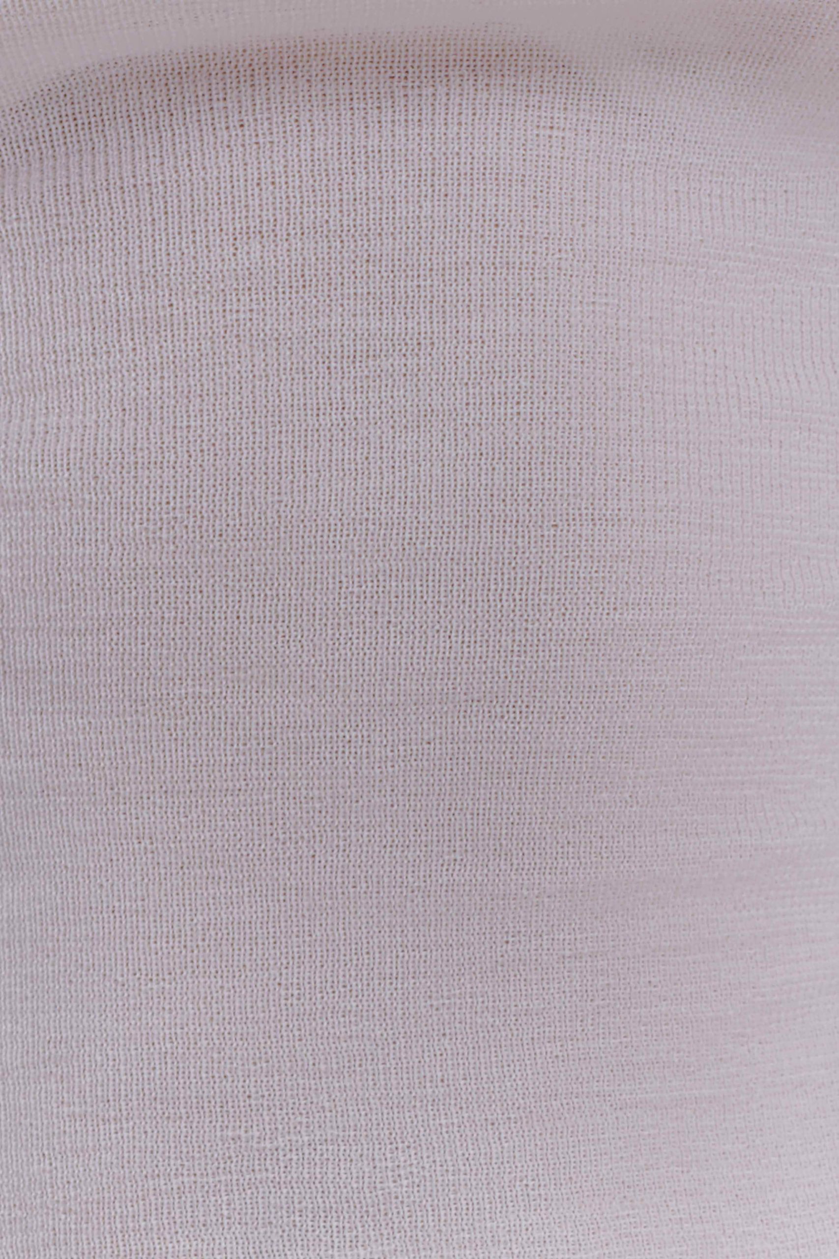 Paedyn Merino Wool Ribbed Long Sleeve Top - Ivory - Image 9