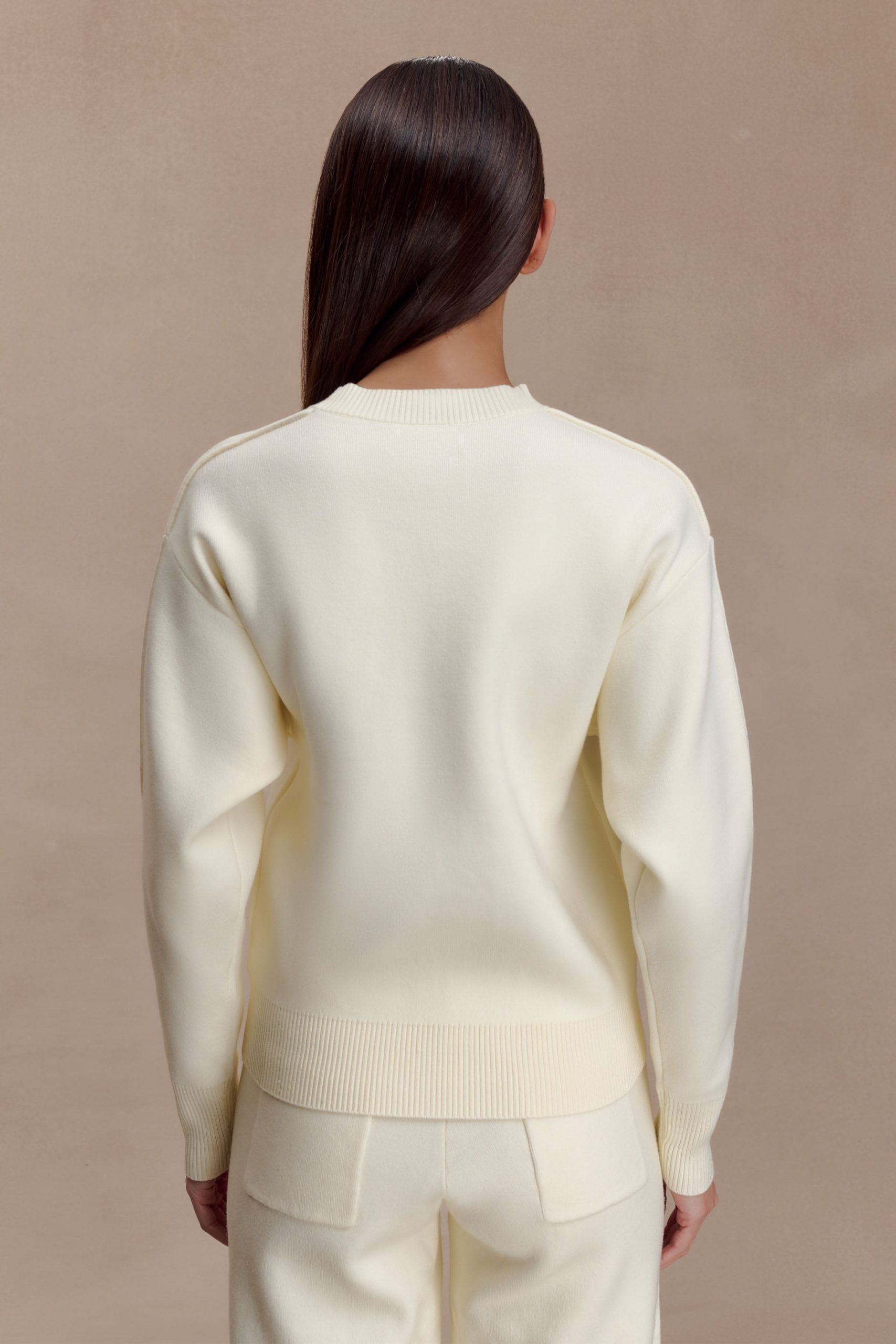Braxton Cozy Knit Jumper - Ivory - Image 2