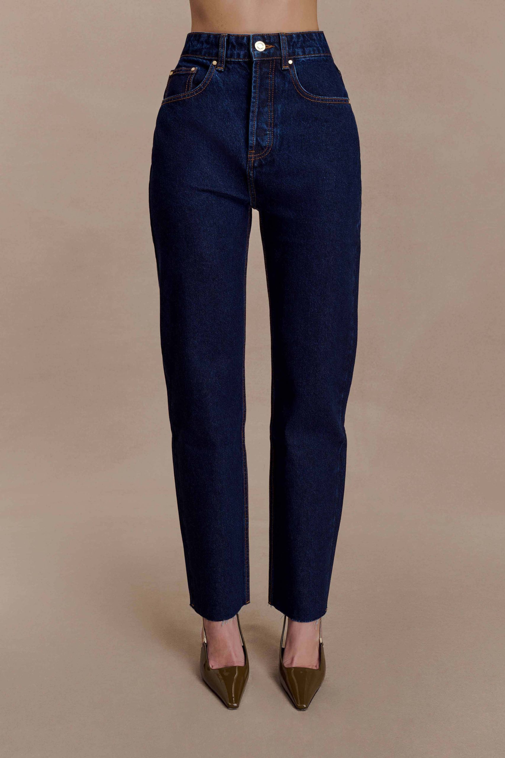 Tina Mom Jean - Indigo Blue - Image 8