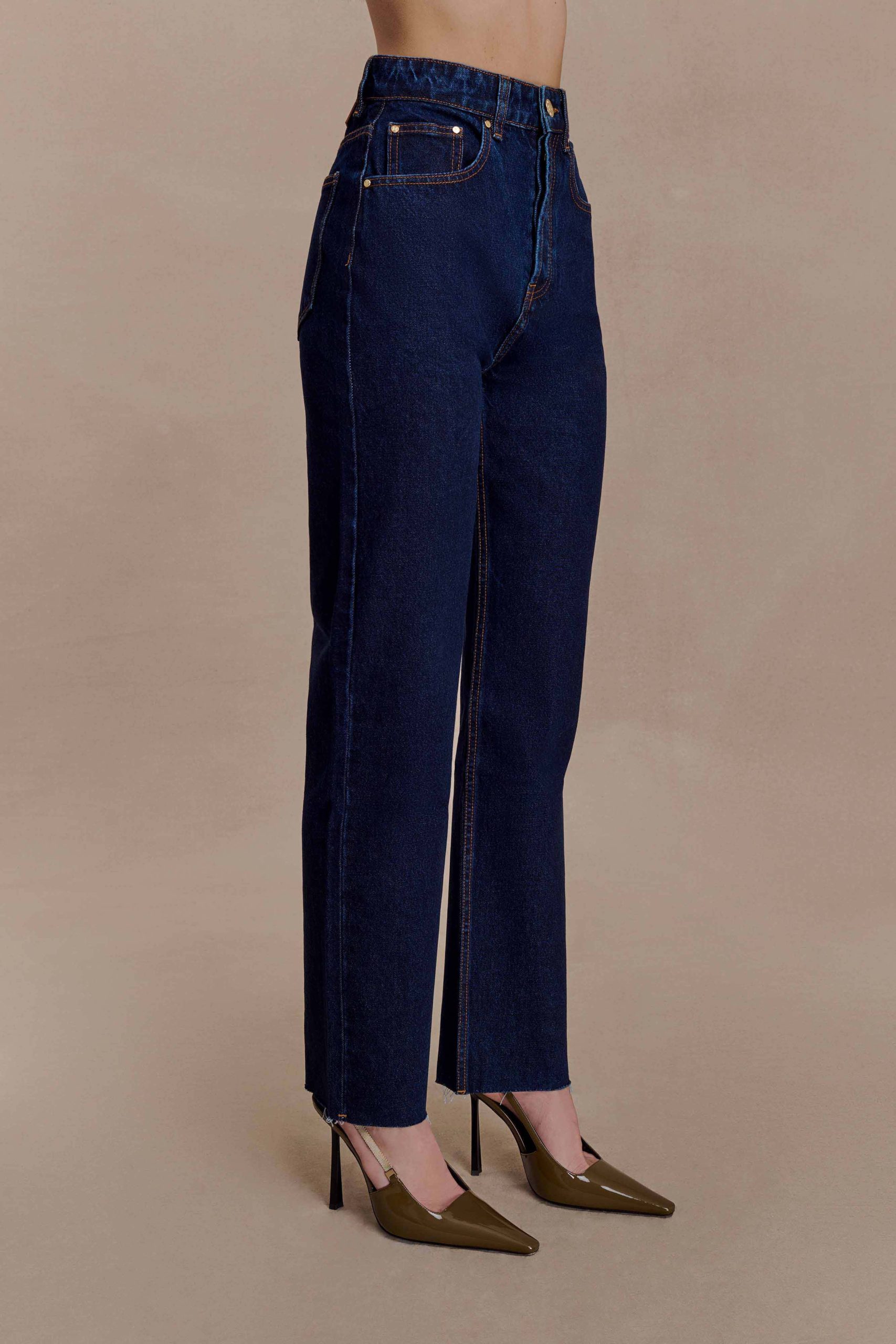 Tina Mom Jean - Indigo Blue - Image 6
