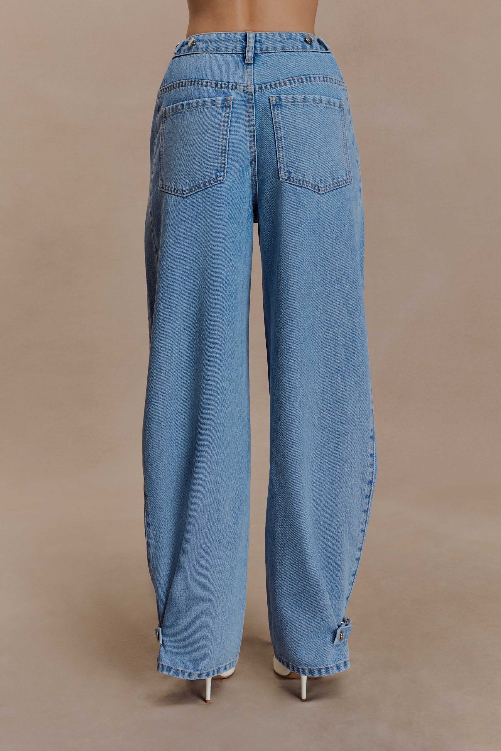 Flossie Multi Way Denim Jeans - Classic Blue - Image 5