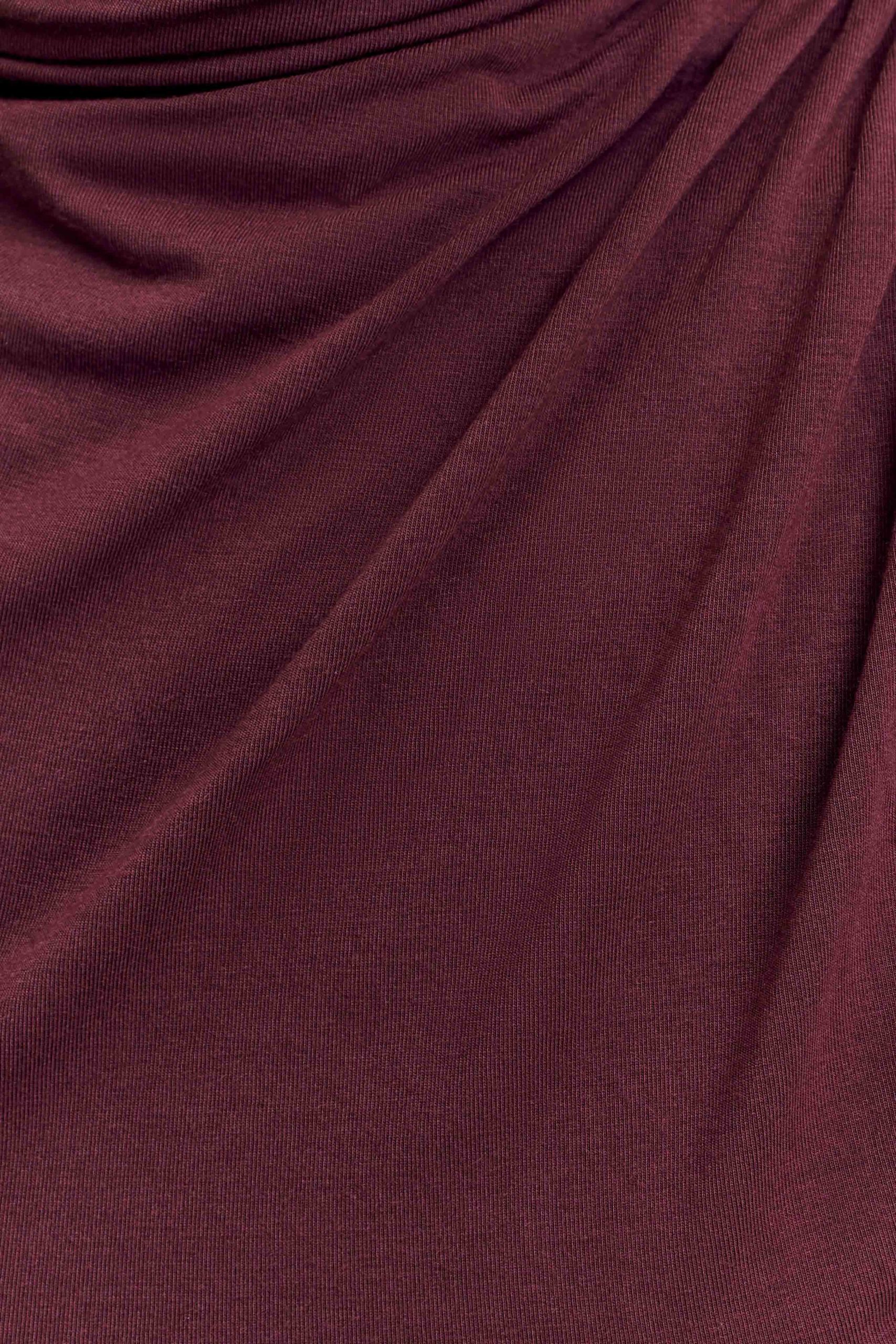 Freesia High Neck Sleeveless Top - Mahogany - Image 6