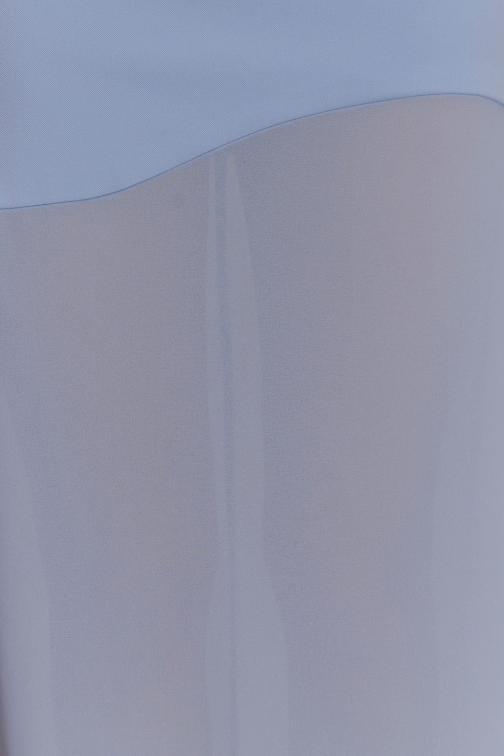 Mason Crepe And Chiffon Maxi Dress - Powder Blue - Image 4