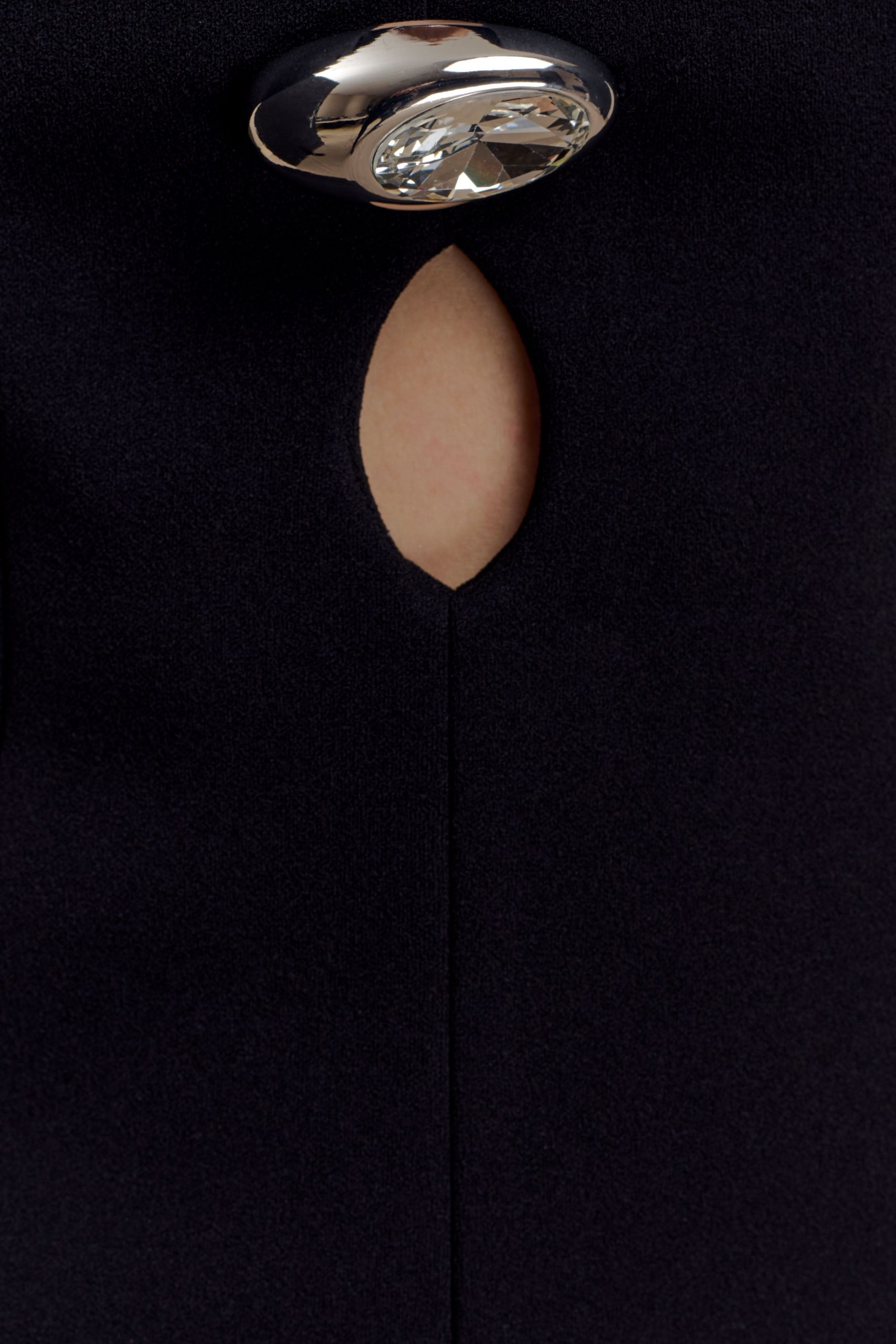 Michelle Cut Out Maxi Dress - Black - Image 6