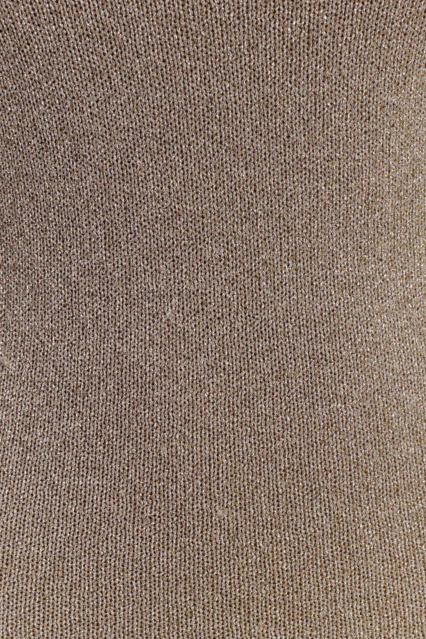 Sandrine Lurex Knit Maxi Dress - Gold - Image 9
