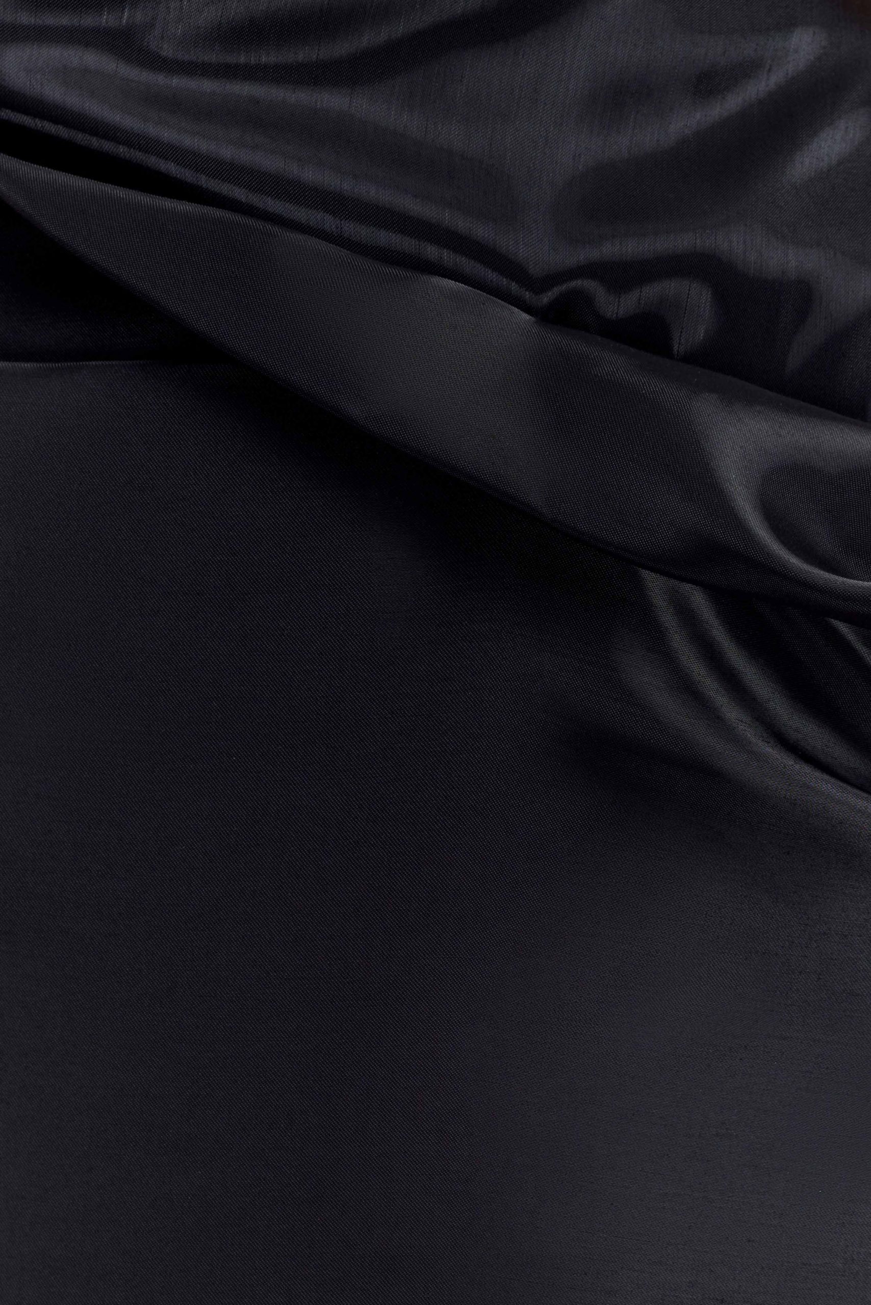 Calliope Strapless Organza Maxi Dress - Black - Image 7