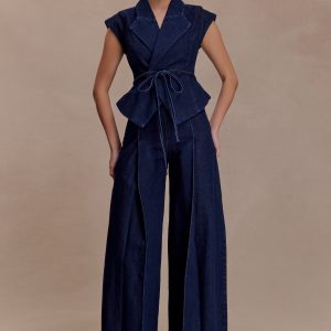 Beatrix High Rise Denim Jeans - Indigo Blue