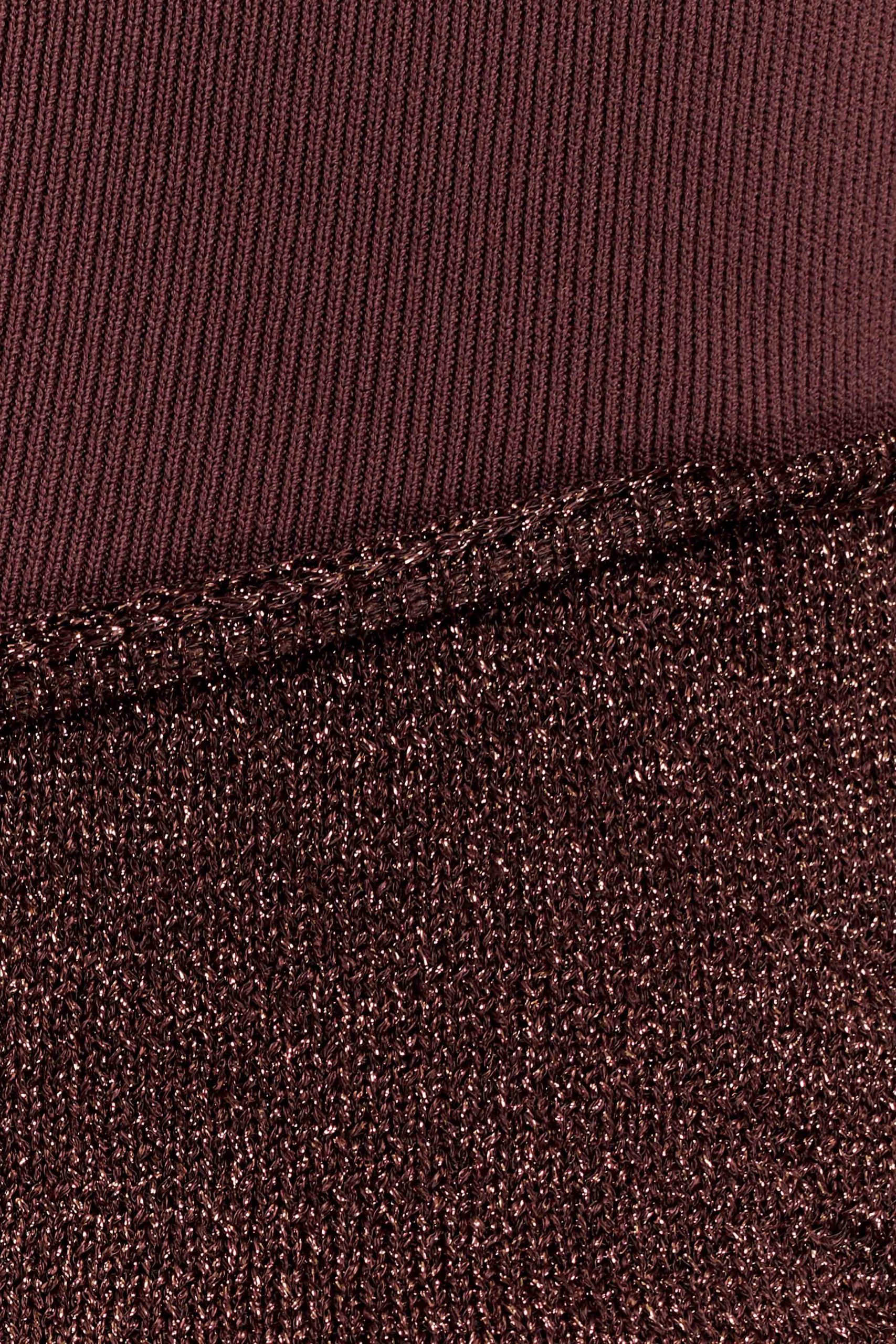 Jasiel Strapless Knit Maxi Dress - Chocolate - Image 9