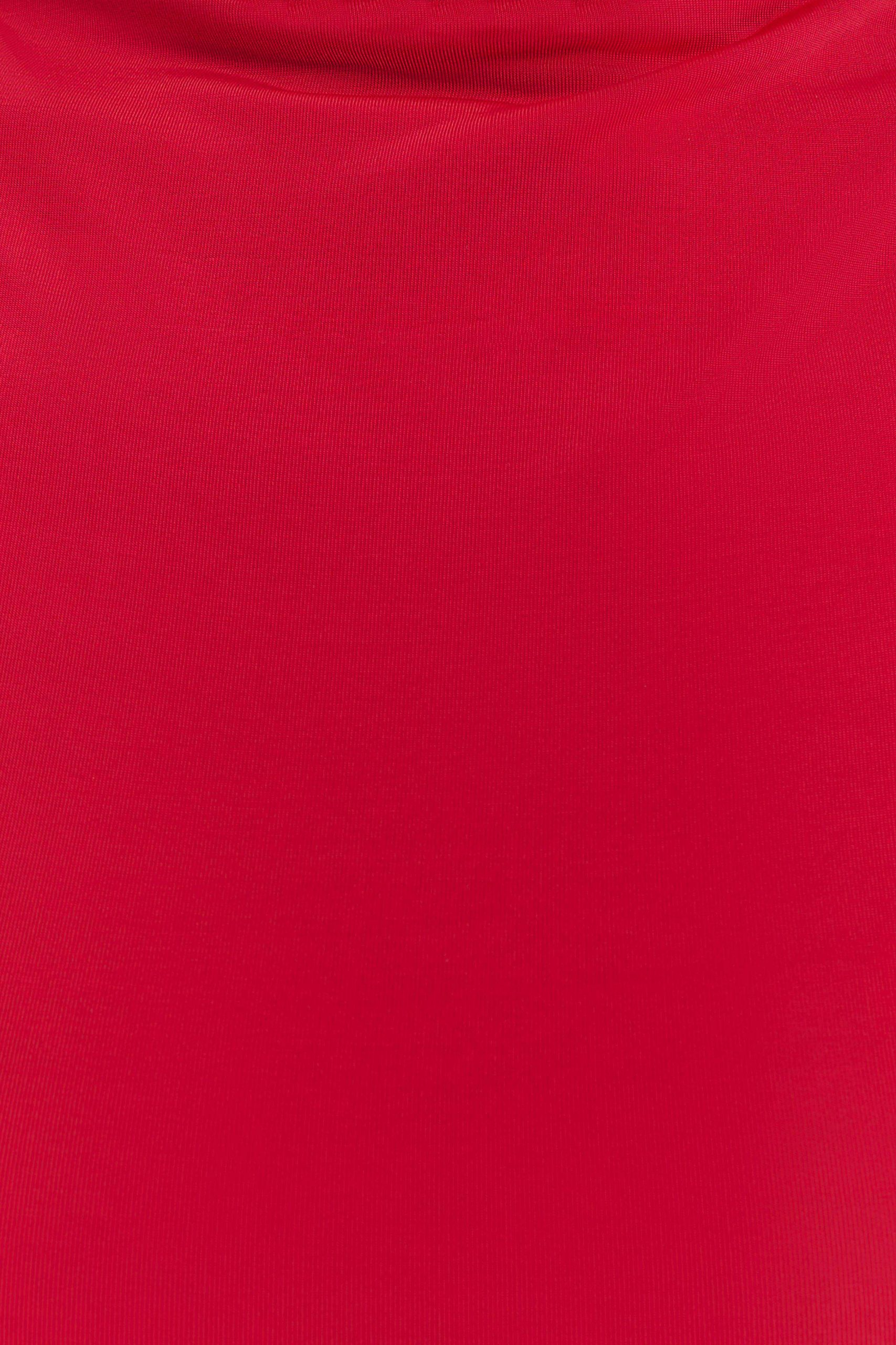 Kiyah Slinky Cut Out Maxi Dress - Red - Image 8
