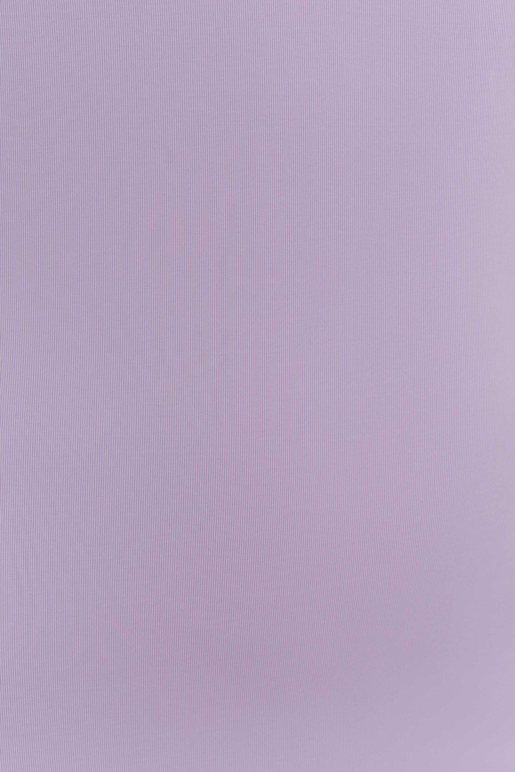 Genie Slinky Halter Midi Dress - Lilac - Image 6