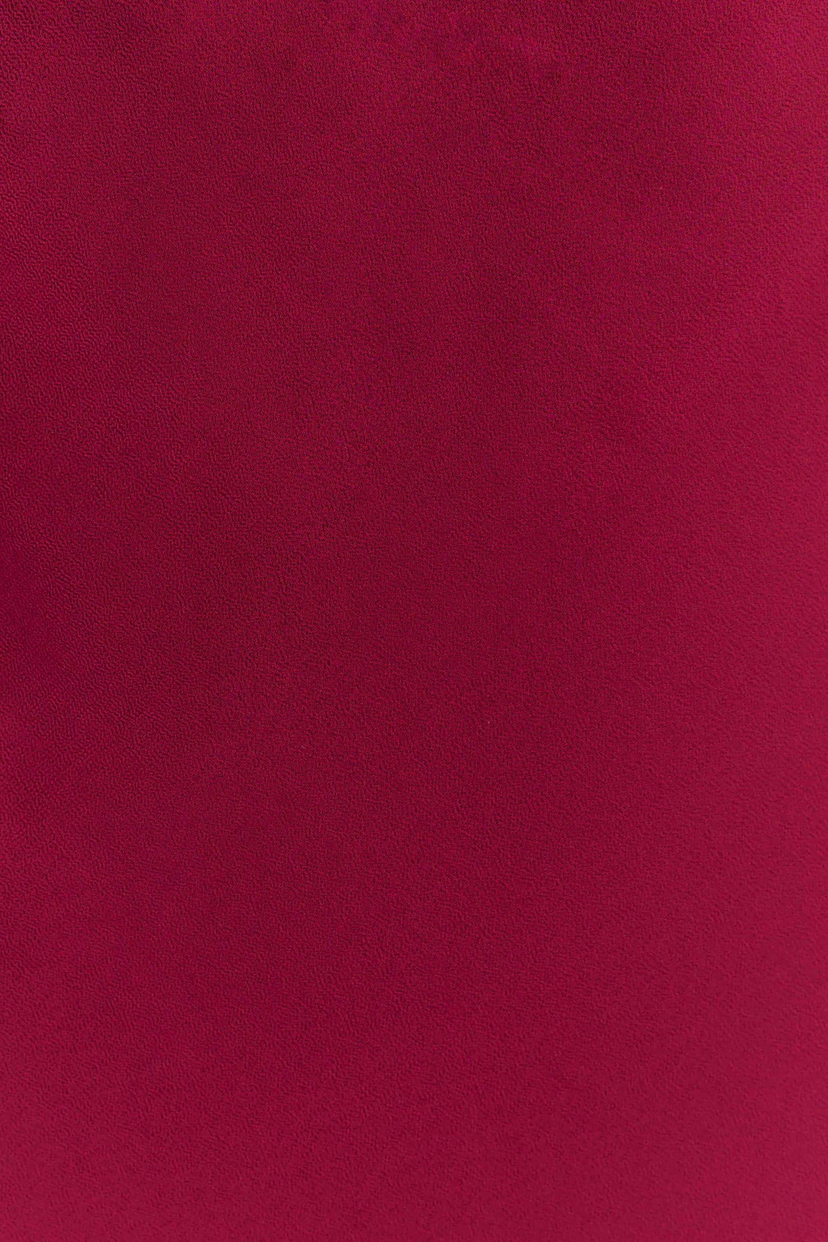 Nerea Slip Halter Maxi Dress - Cherry Red - Image 7