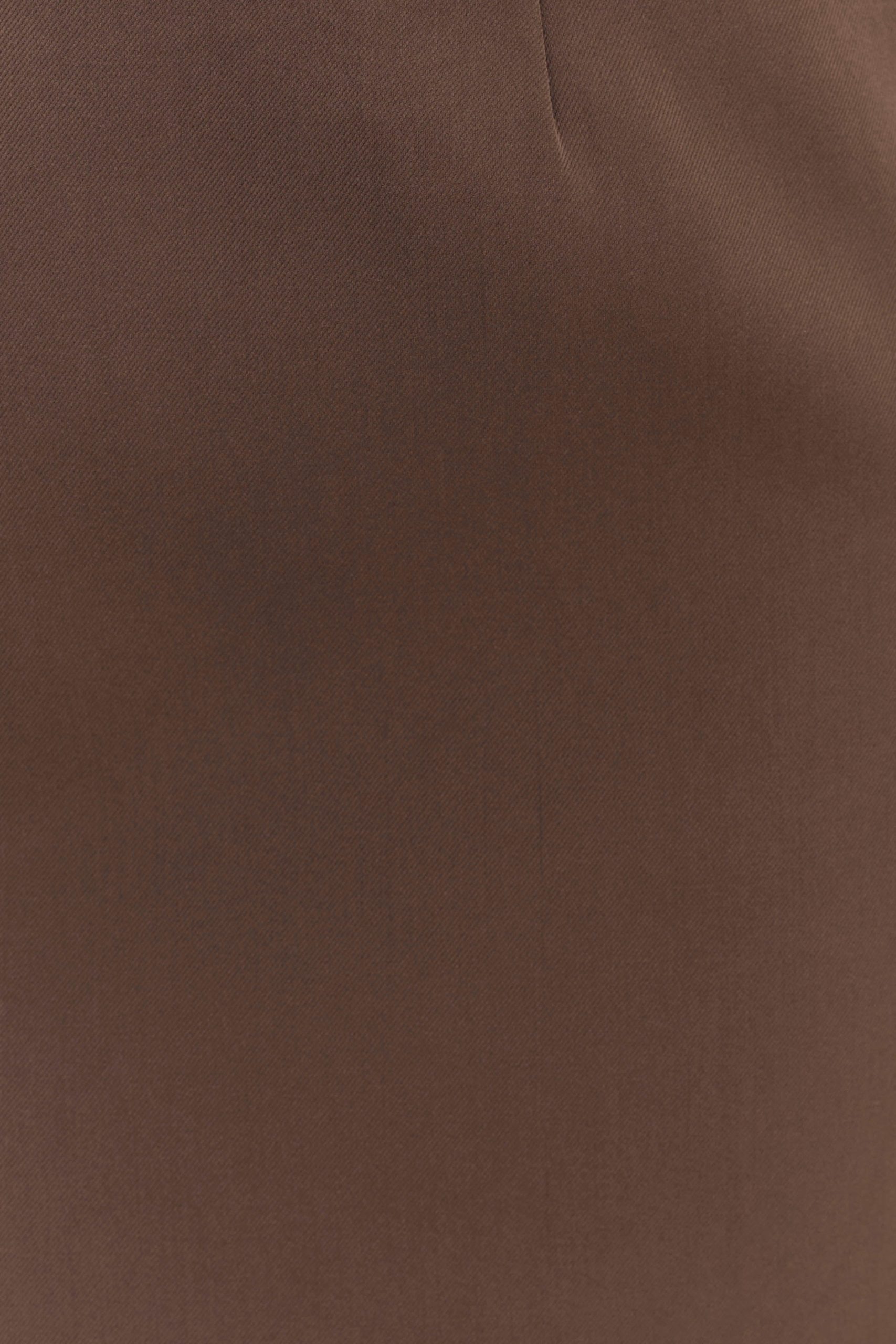 Effy Suiting Mini Skirt - Cacao Brown - Image 7