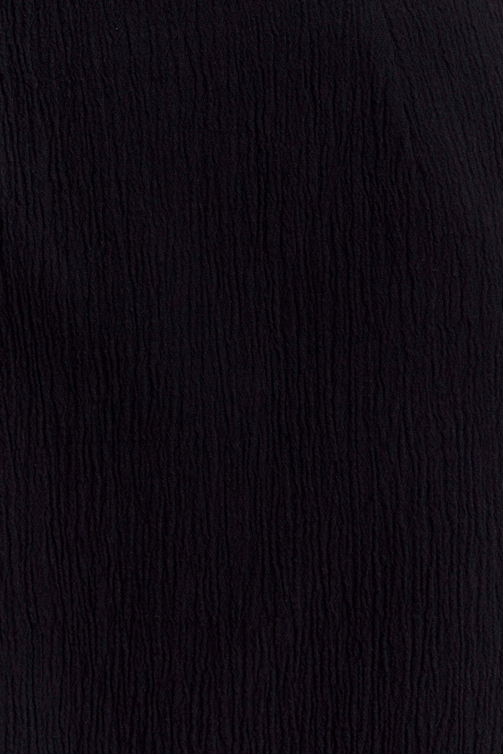 Dayana Cotton Mini Skirt - Black - Image 6