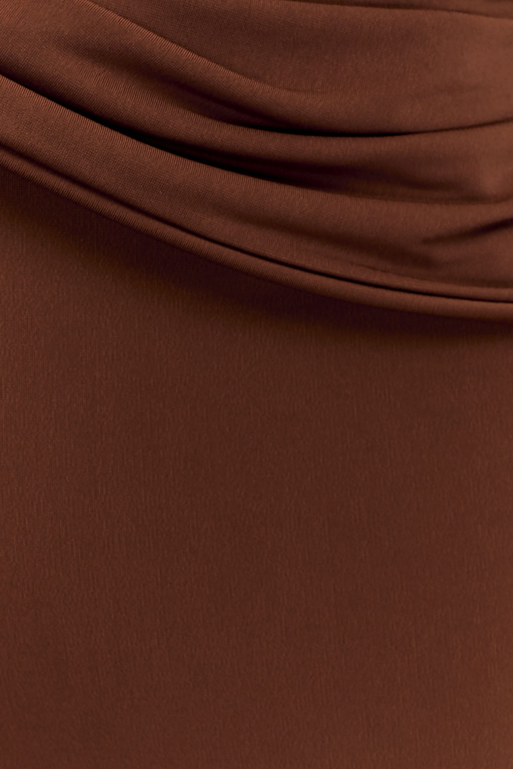 Lydia Slinky Straight Leg Pants - Chocolate - Image 6