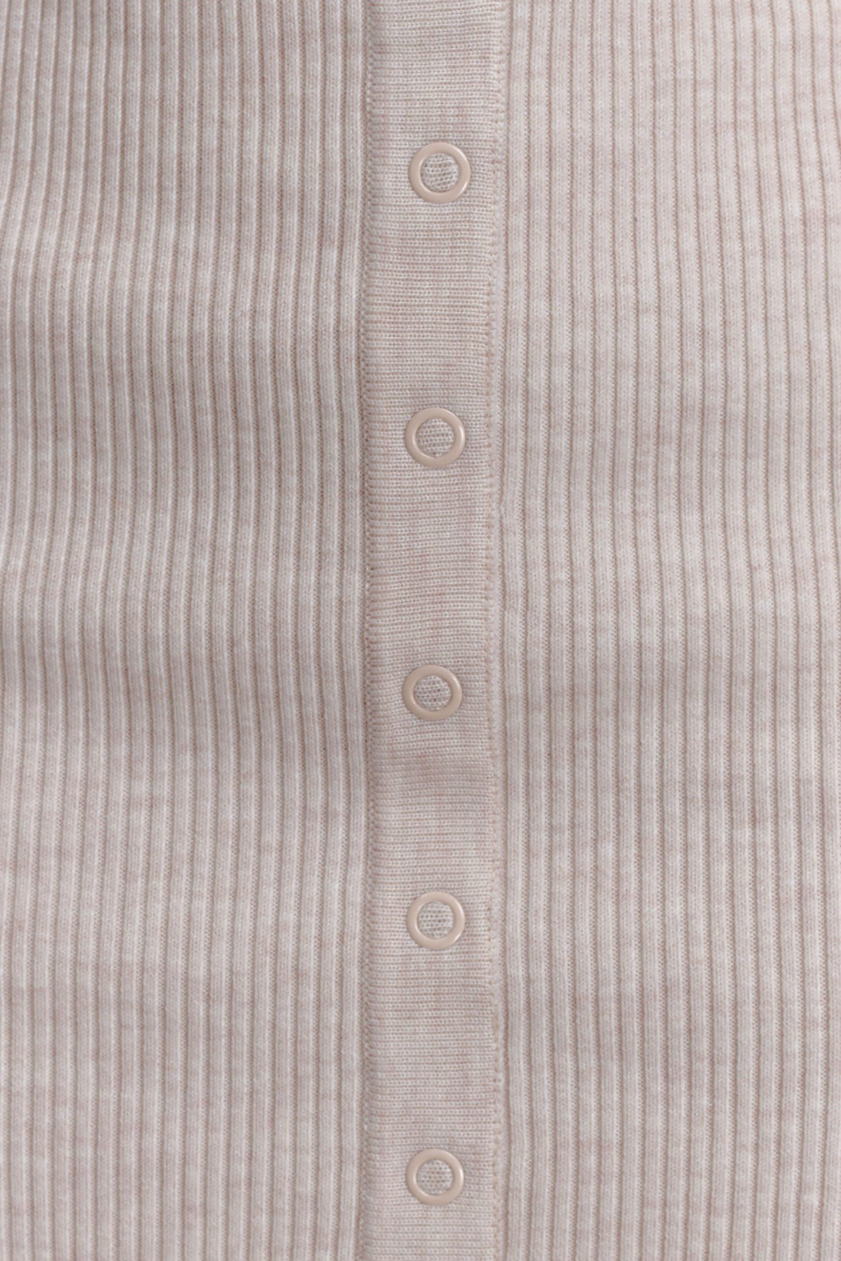 Xaden Wool Mix Knit Mini Dress - Oat Marle - Image 6