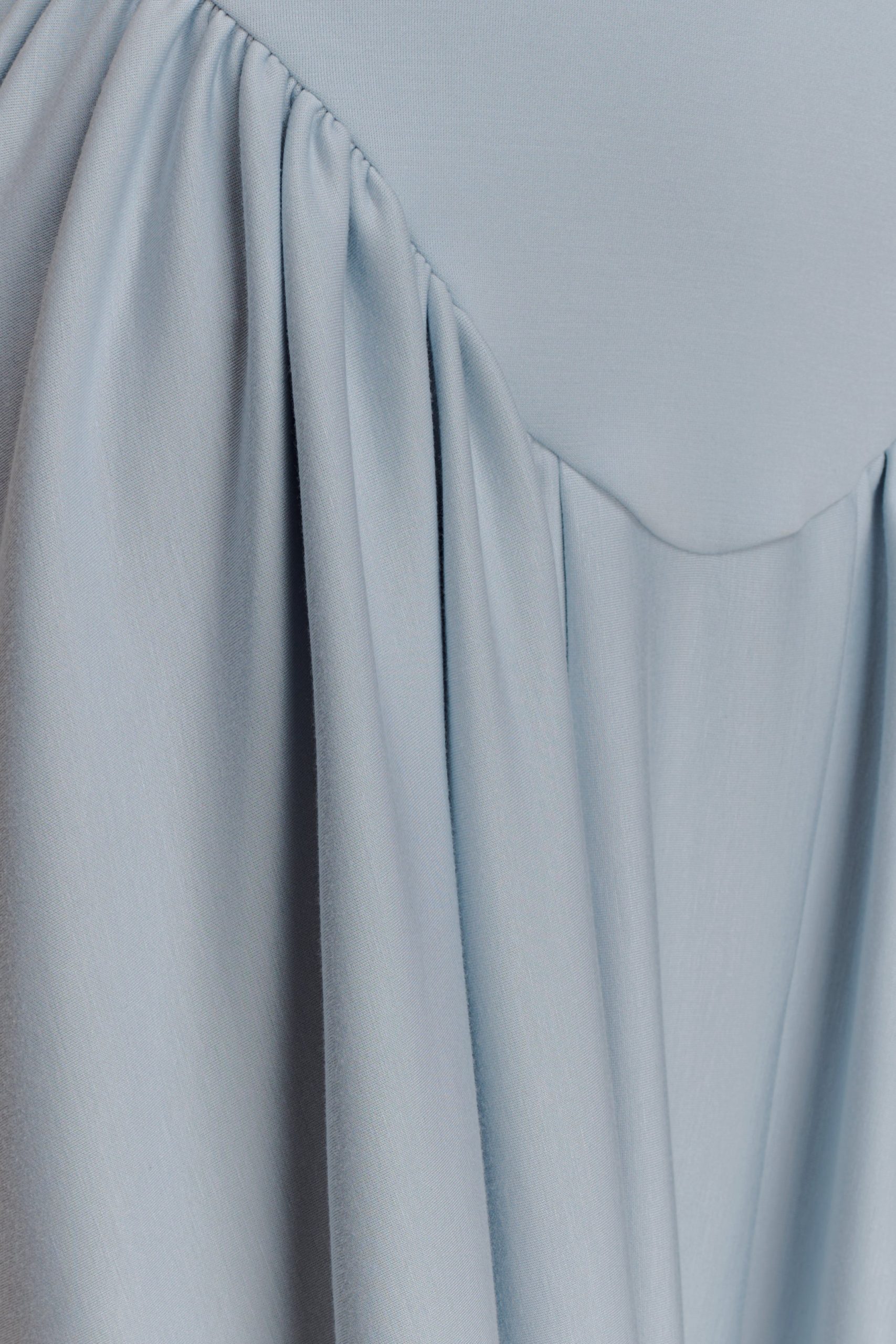 Angelina Scuba Halter Midi Dress - Pale Blue - Image 6