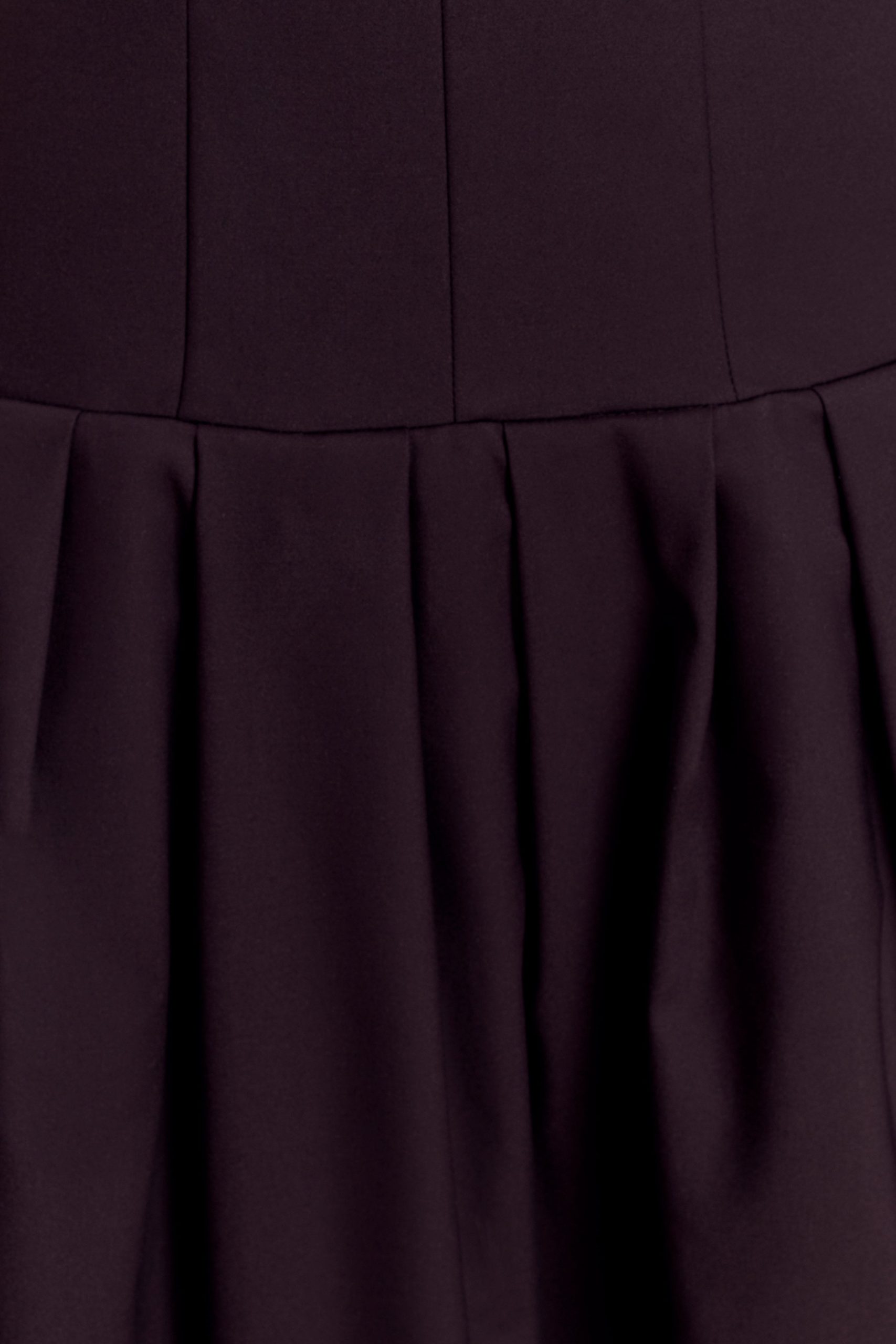 Natascha Drop Waist Cotton Midi Dress - Chocolate - Image 5