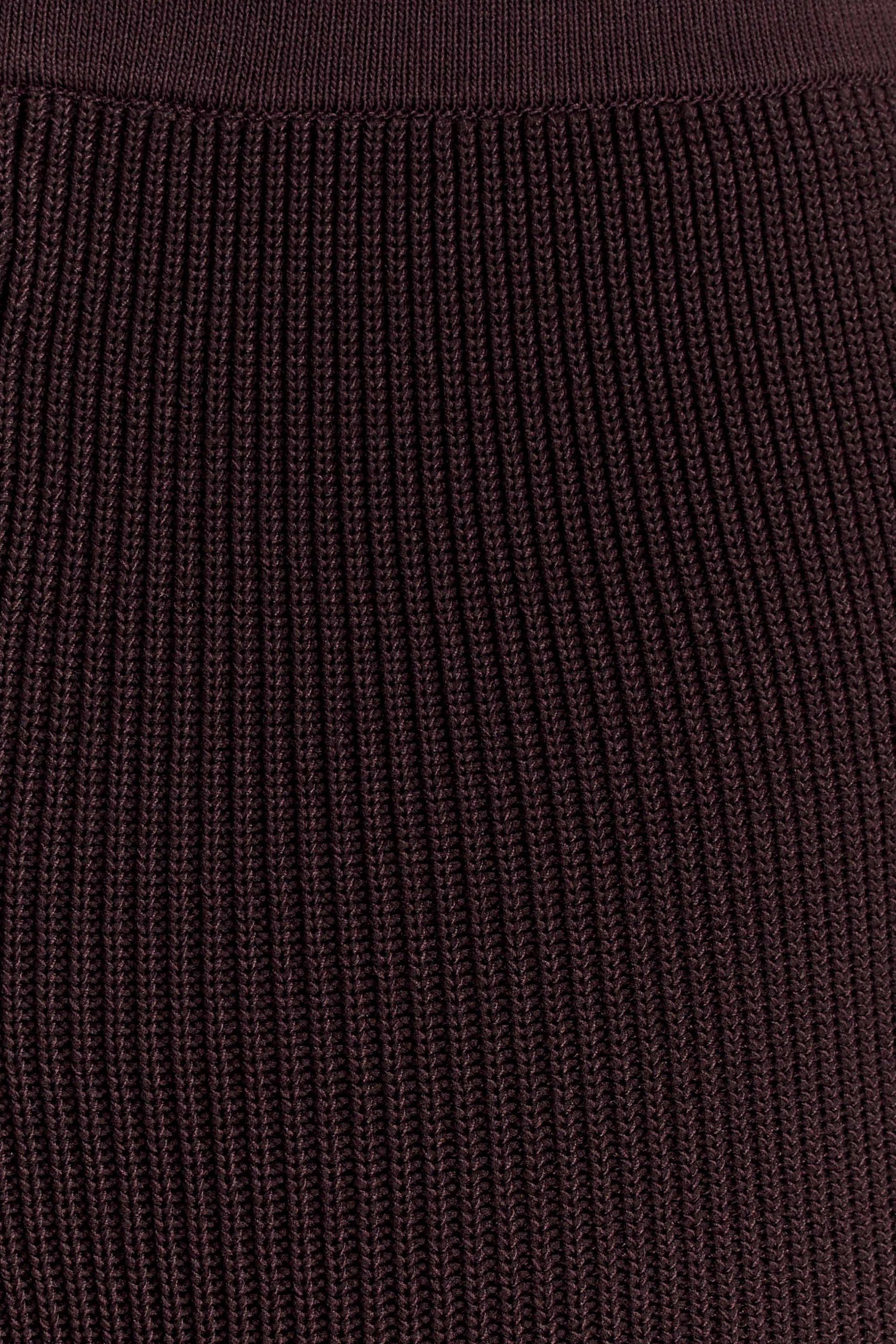 Suzie Ribbed Flared Pants - Chocolate - Image 6
