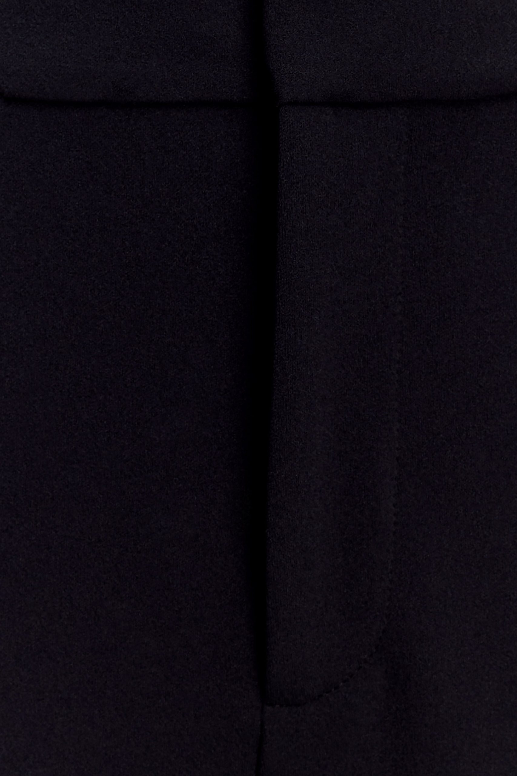 Maude Crepe Straight Leg Pants - Black - Image 7