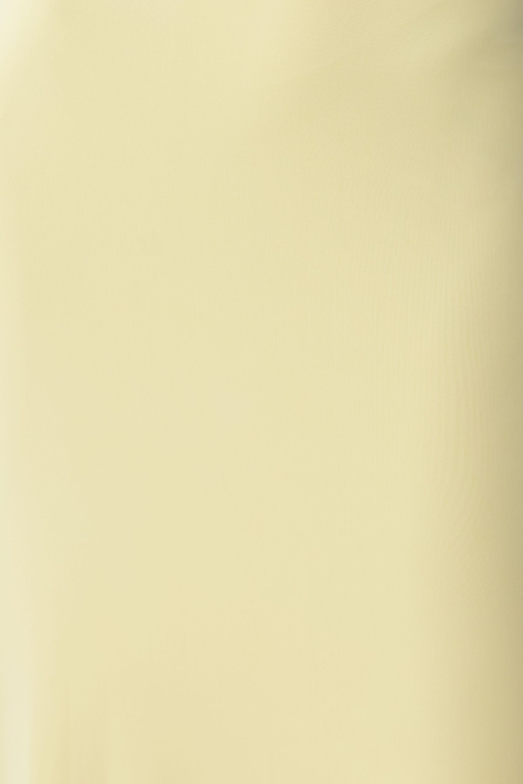 Maely Gathered Slinky Maxi Dress - Lemon - Image 8
