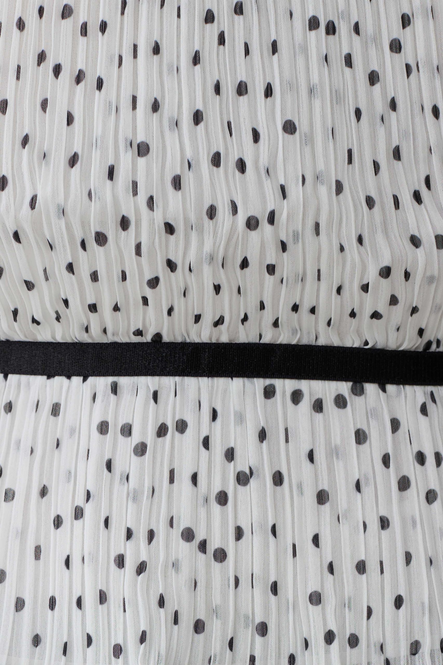 Lilou Pleated Sleeveless Top - Polka Dot - Image 7