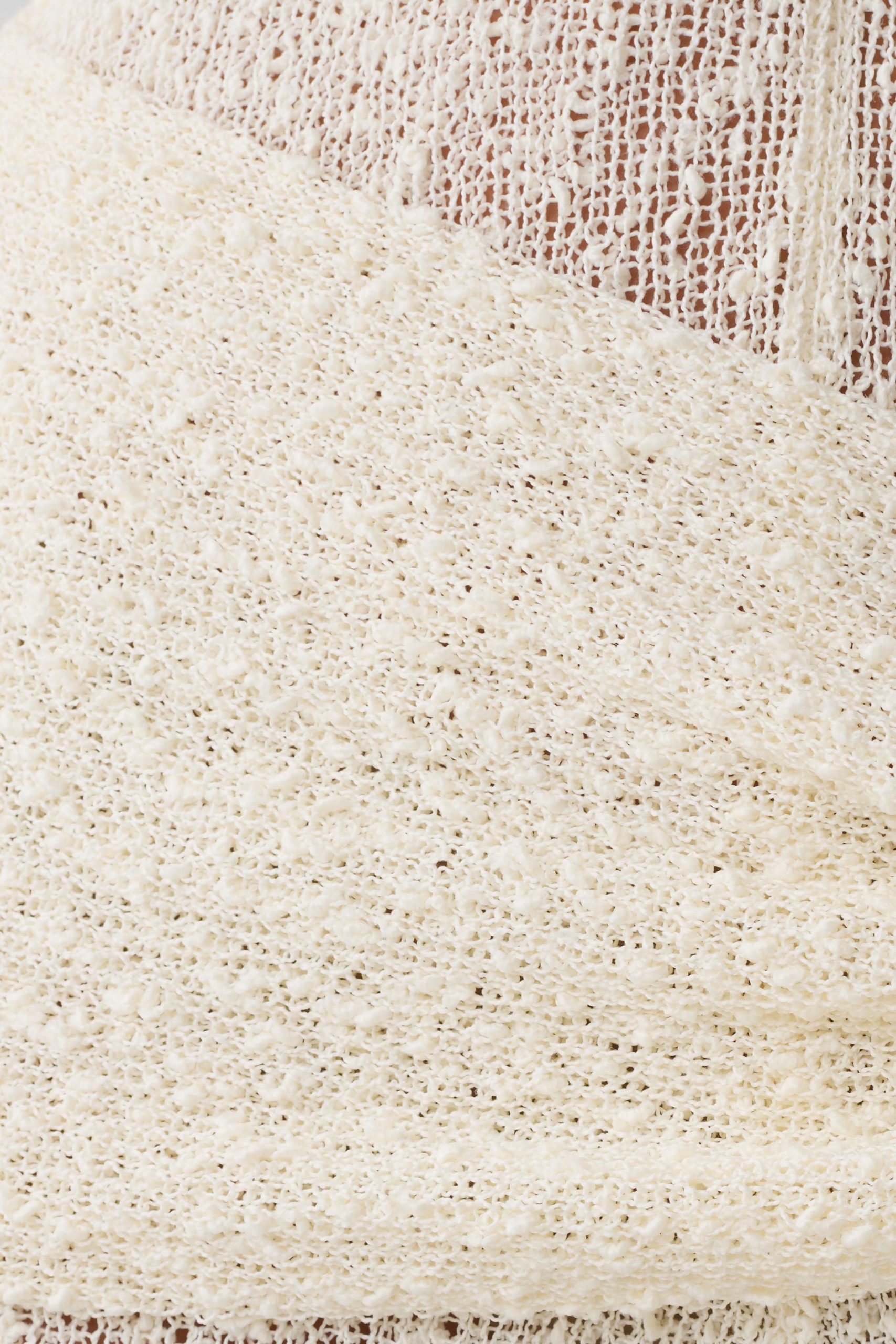 Mattais Boucle Knit Pants - Ivory - Image 7