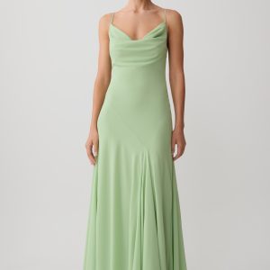 Aurelia Chiffon Maxi Dress - Sage
