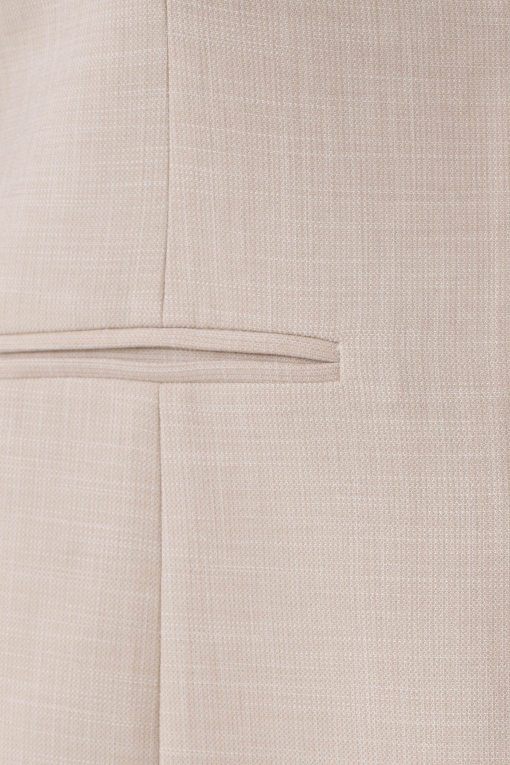 Solenne Collarless Suiting Blazer - Natural Marle - Image 7