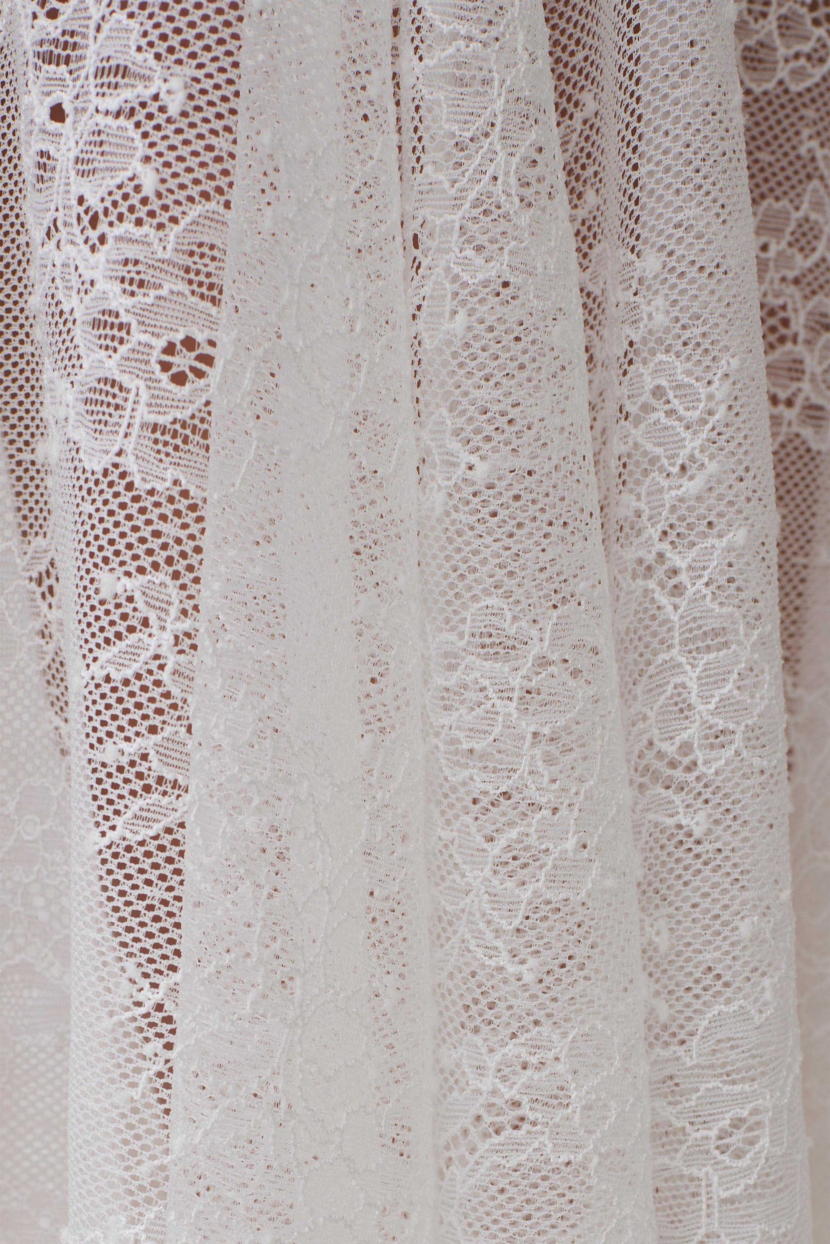 Haime Lace Hankie Midi Skirt - Ivory - Image 7
