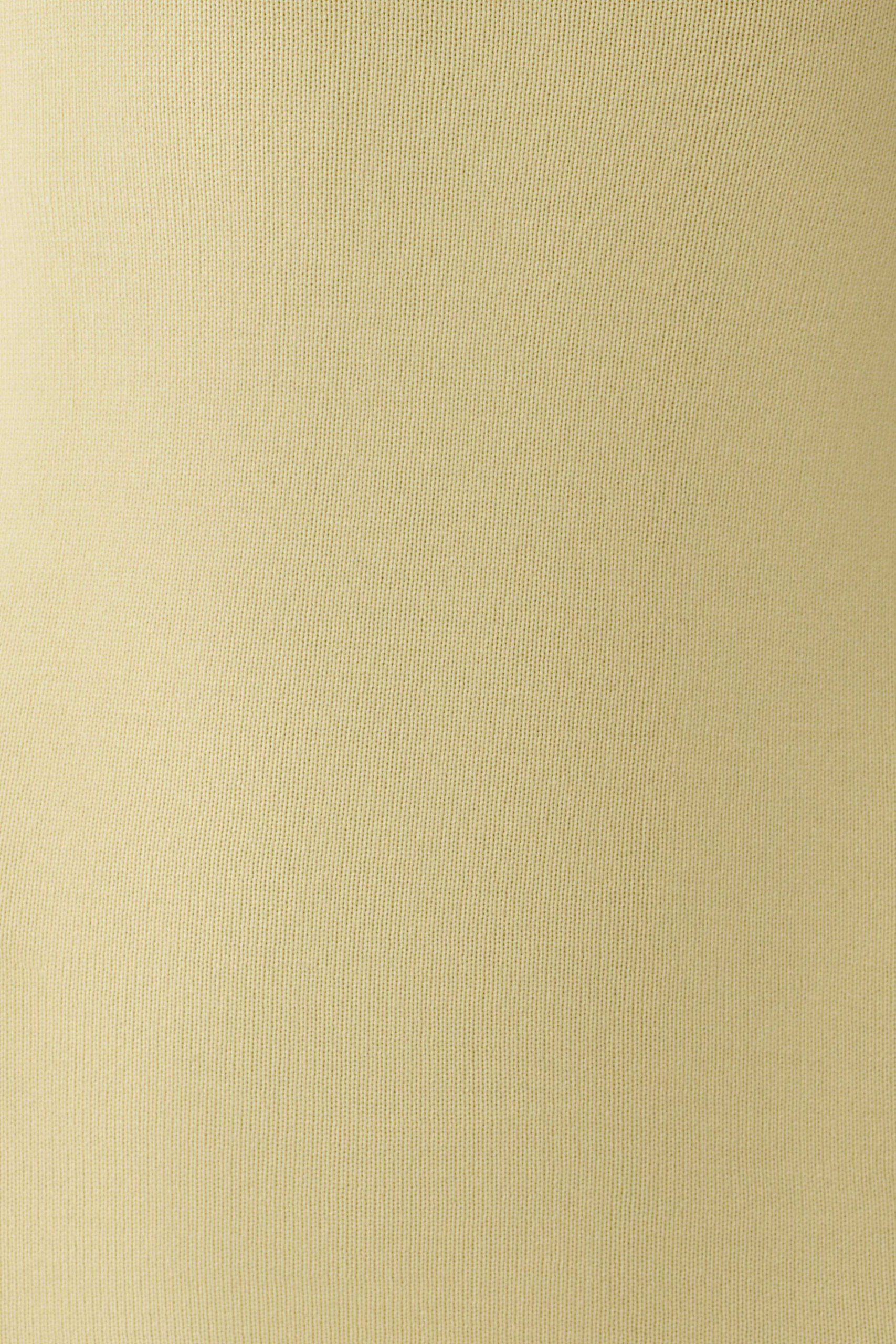 Amilee Scarf Knit Mini Dress - Lemon - Image 8