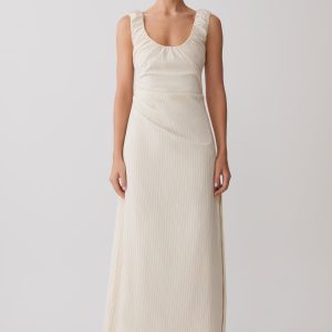 Anisa Scoop Neck Maxi Dress - Stripe