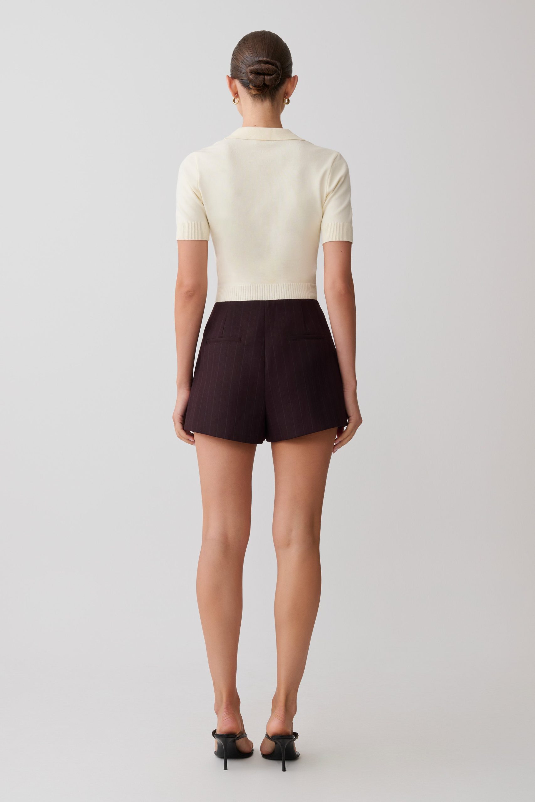 Philly Knit Button Up Top - Ivory - Image 5
