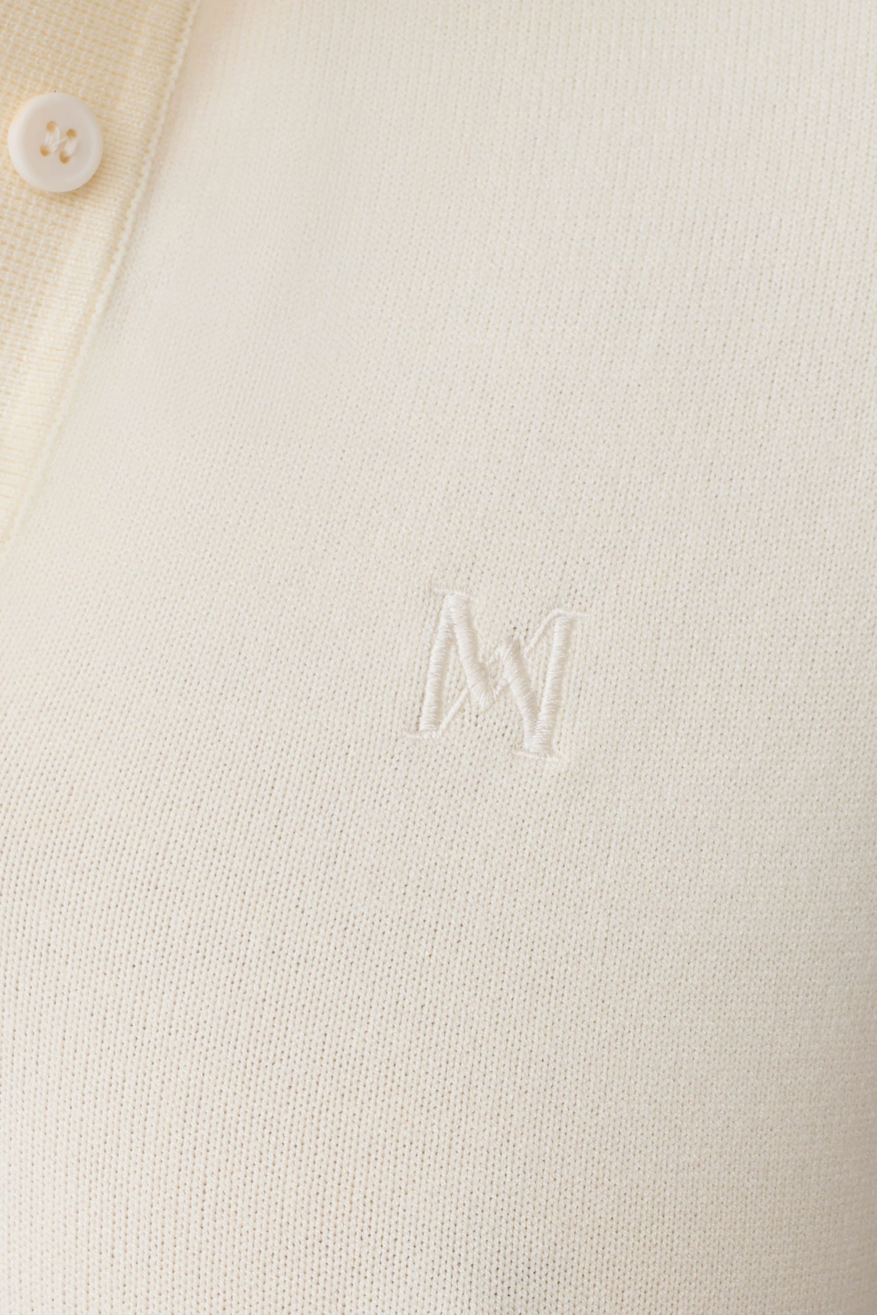 Philly Knit Button Up Top - Ivory - Image 11