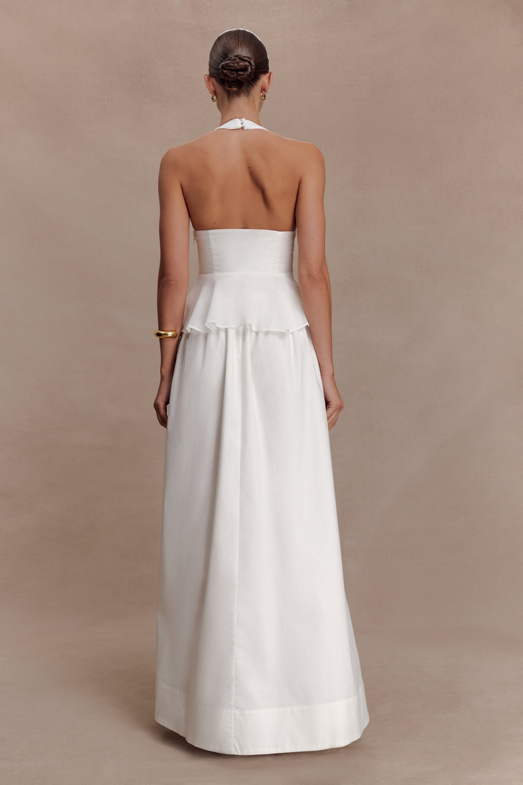 River Halter Neck Sleeveless Top - White - Image 5