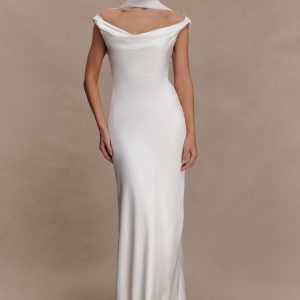 Marla Chiffon Scarf - Ivory