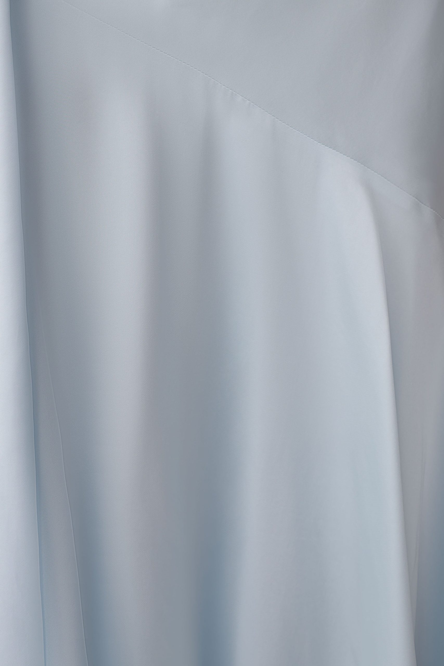 Evelina Halter Asymmetric Hem Midi Dress - Ice Blue - Image 5