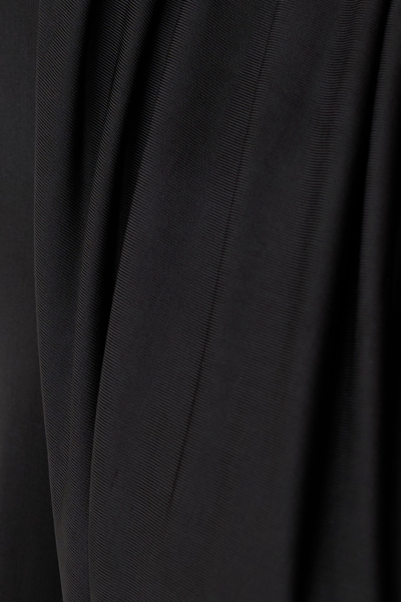 Ren Cowl Long Sleeve Slinky Bodysuit - Black - Image 6