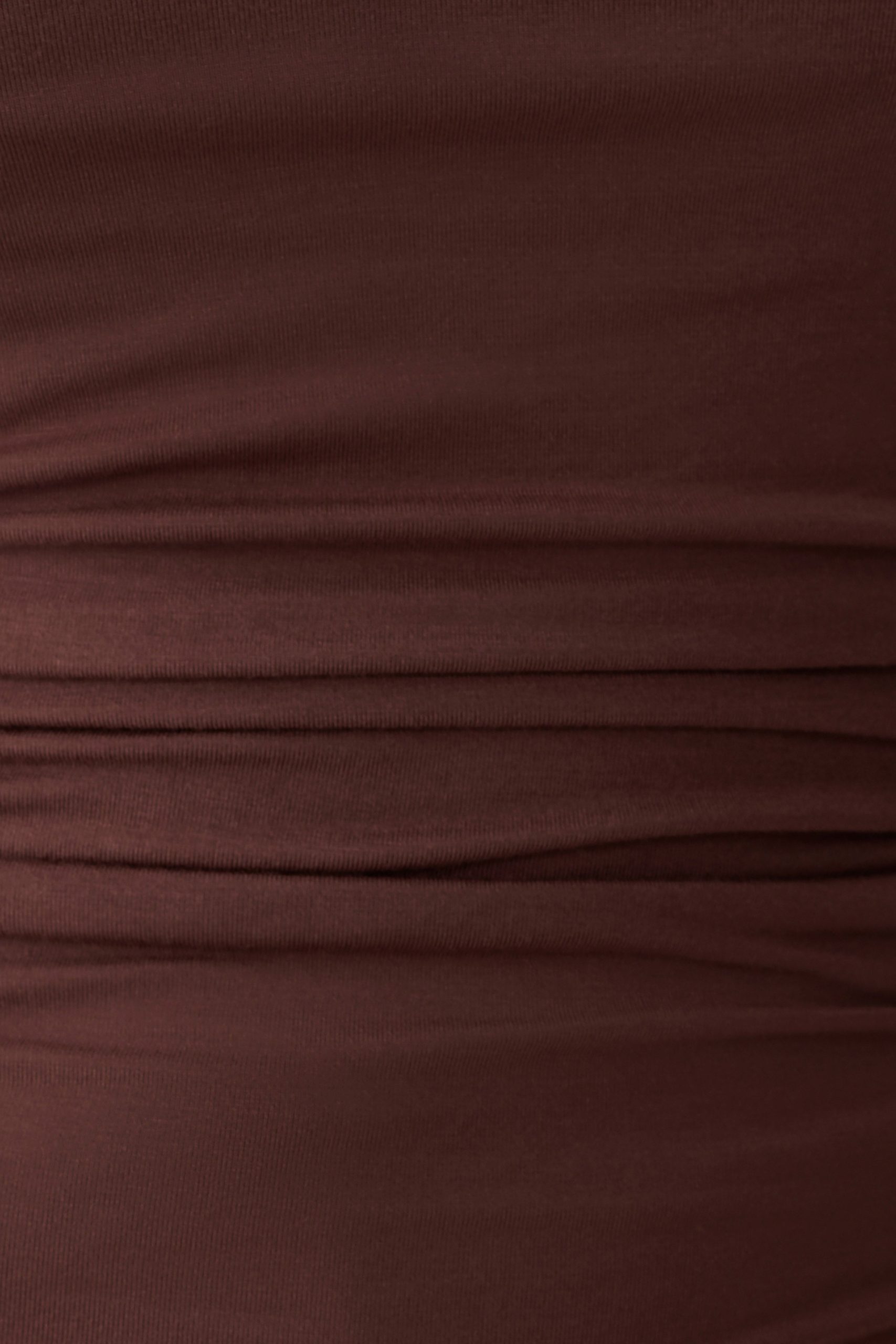 Sari Long Sleeve Modal Top - Chocolate - Image 8
