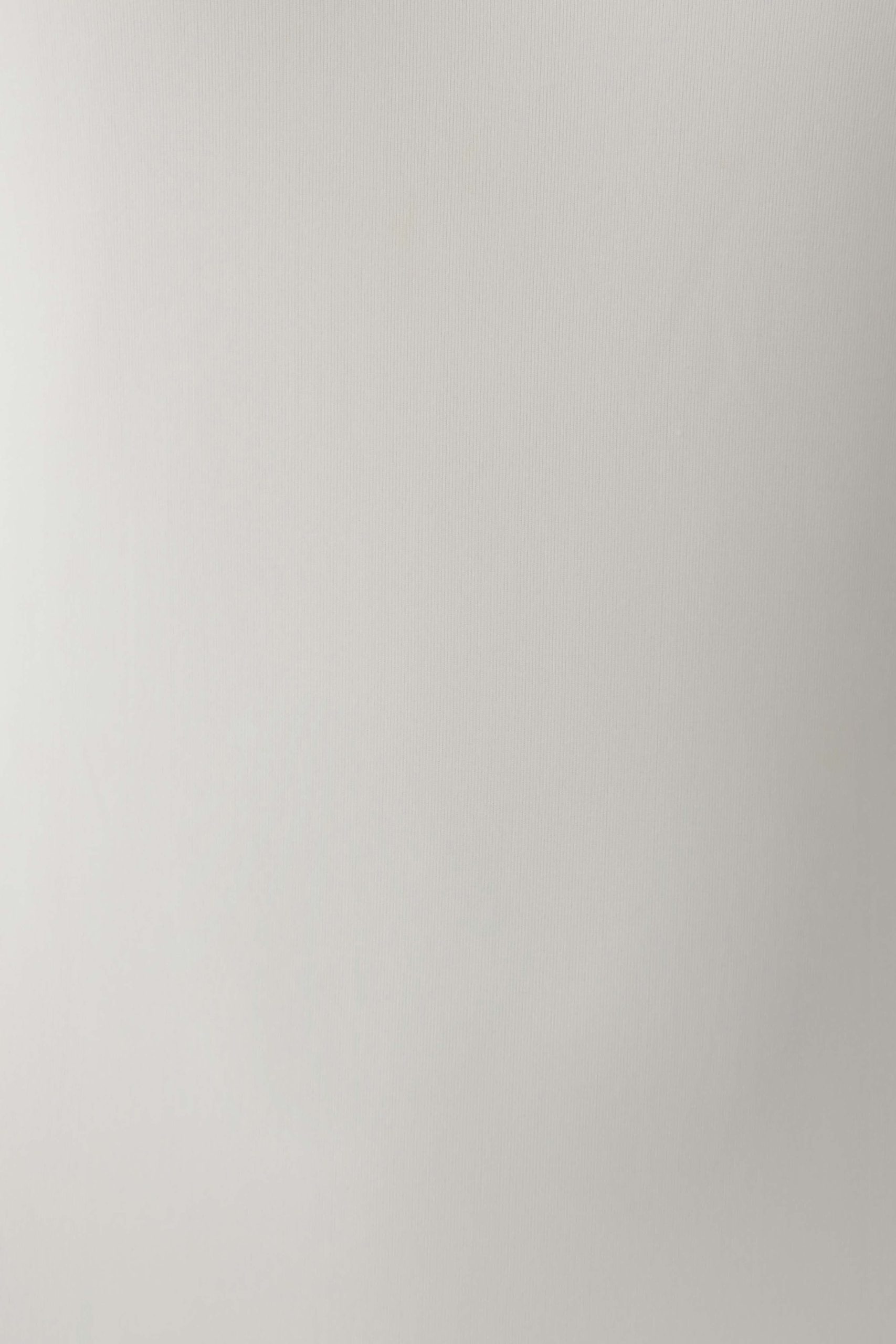 Hana Slinky Plunge Maxi Dress - Ivory - Image 10