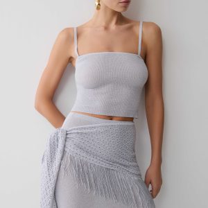 Jaytee Knit Top - Sky Blue