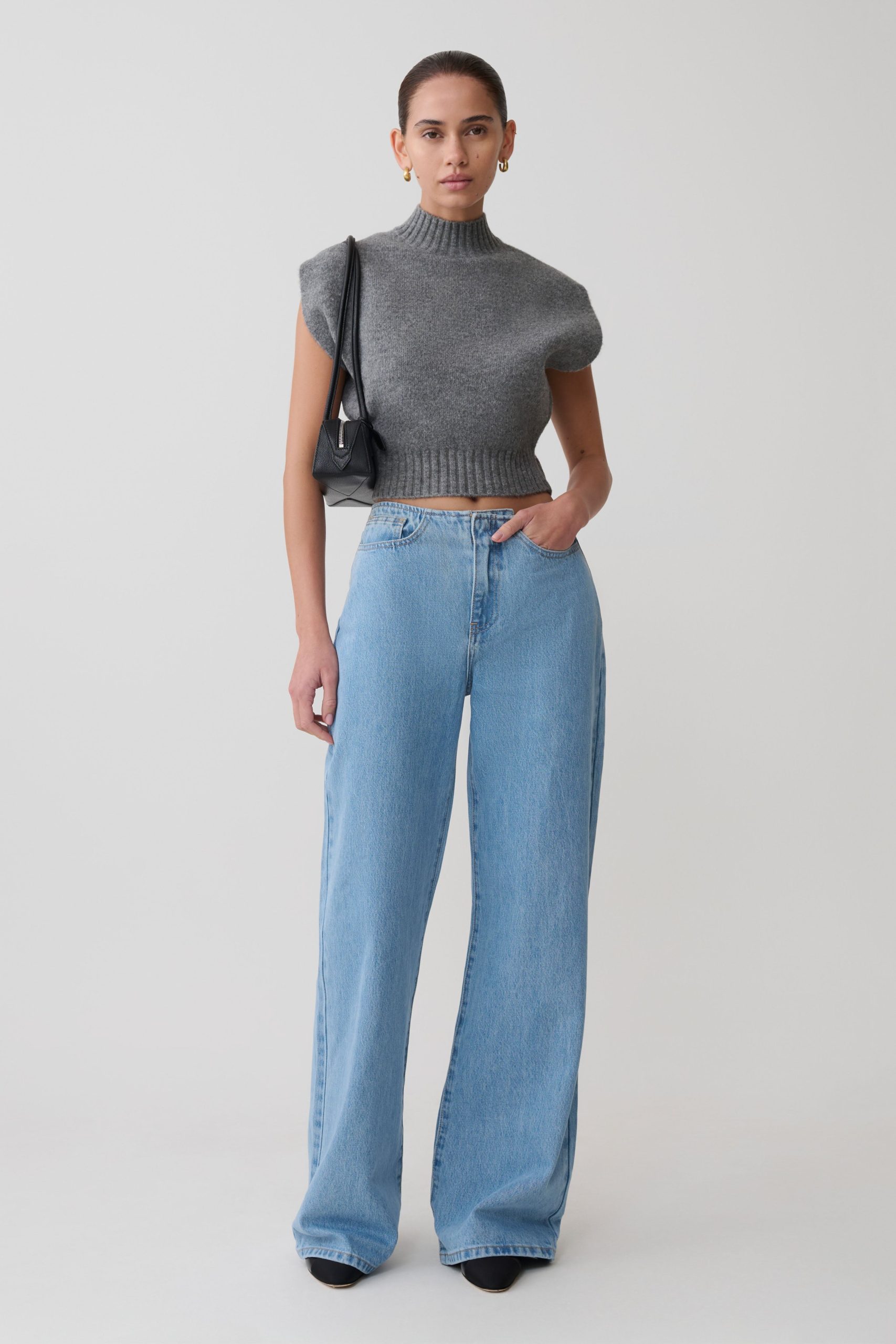 Caitlin Mid Rise Denim Jeans - Classic Blue - Image 4
