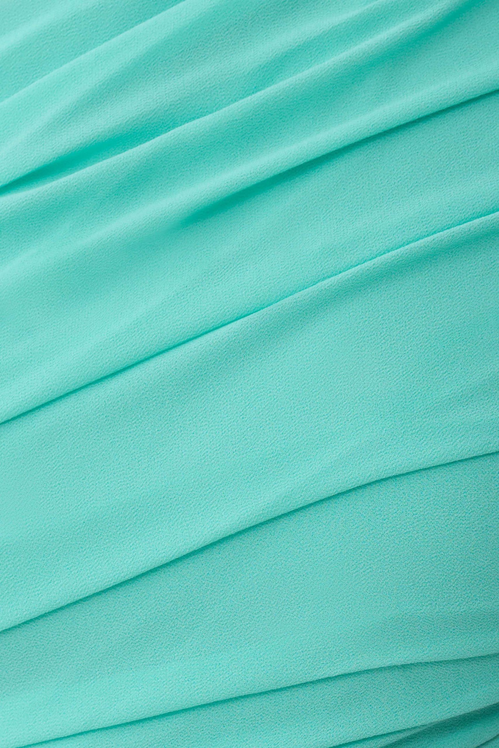 Aria Chiffon Cut Out Maxi Dress - Lagoon - Image 3