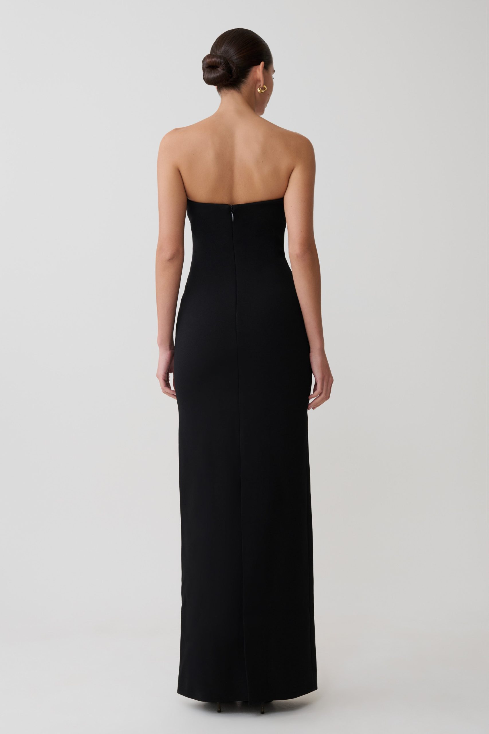 Lianne Strapless Maxi Dress - Black - Image 2
