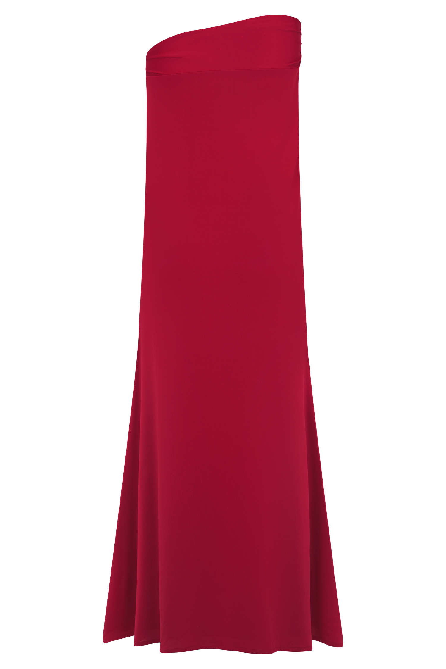Ainsley Asymmetrical Maxi Skirt With Floral Hardware - Fuchsia Pink - Image 9